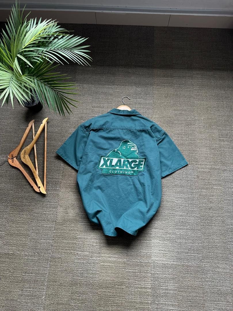 Japanese Brand × Xlarge XLARGE EMBROIDERY BIG LOGO OPEN COLLAR Size US M / EU 48-50 / 2 - 1 Thumbnail