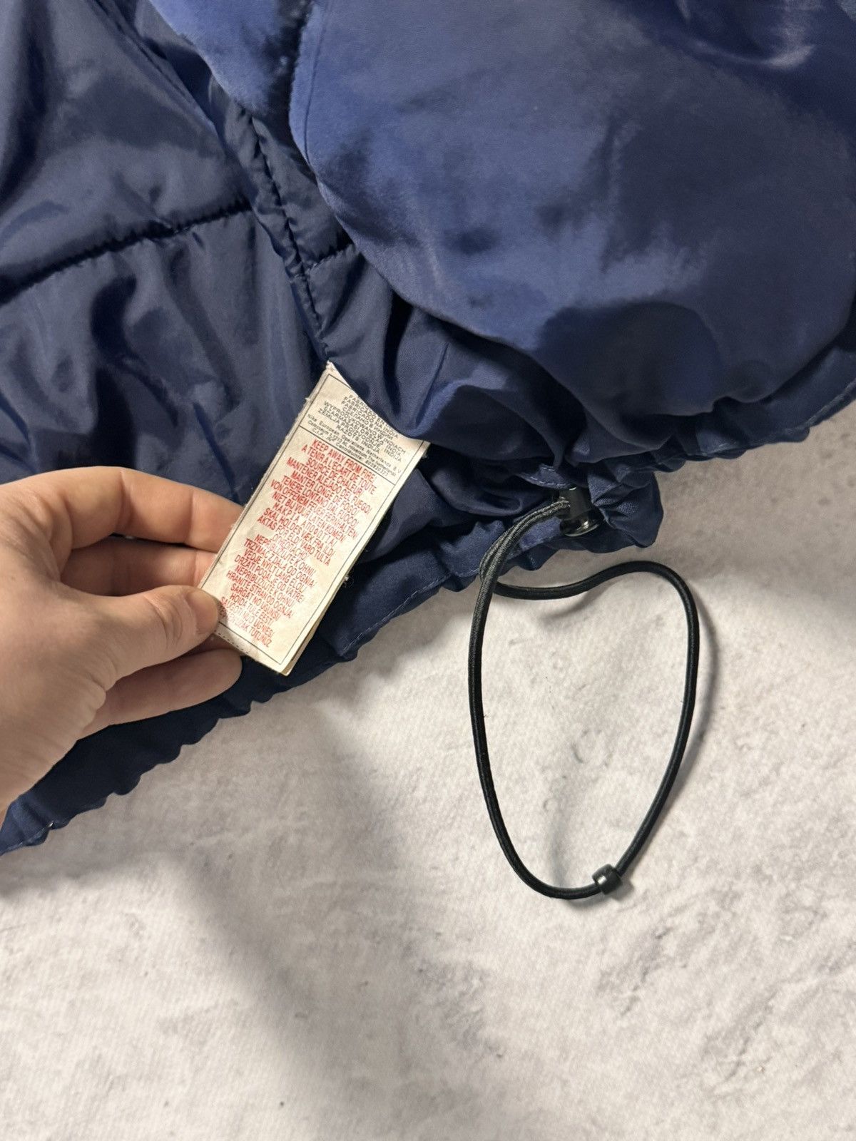 Nike × Vintage 00s Nike Vintage Drill Oversize Down Hooded Jacket Y2K Size US XL / EU 56 / 4 - 10 Thumbnail