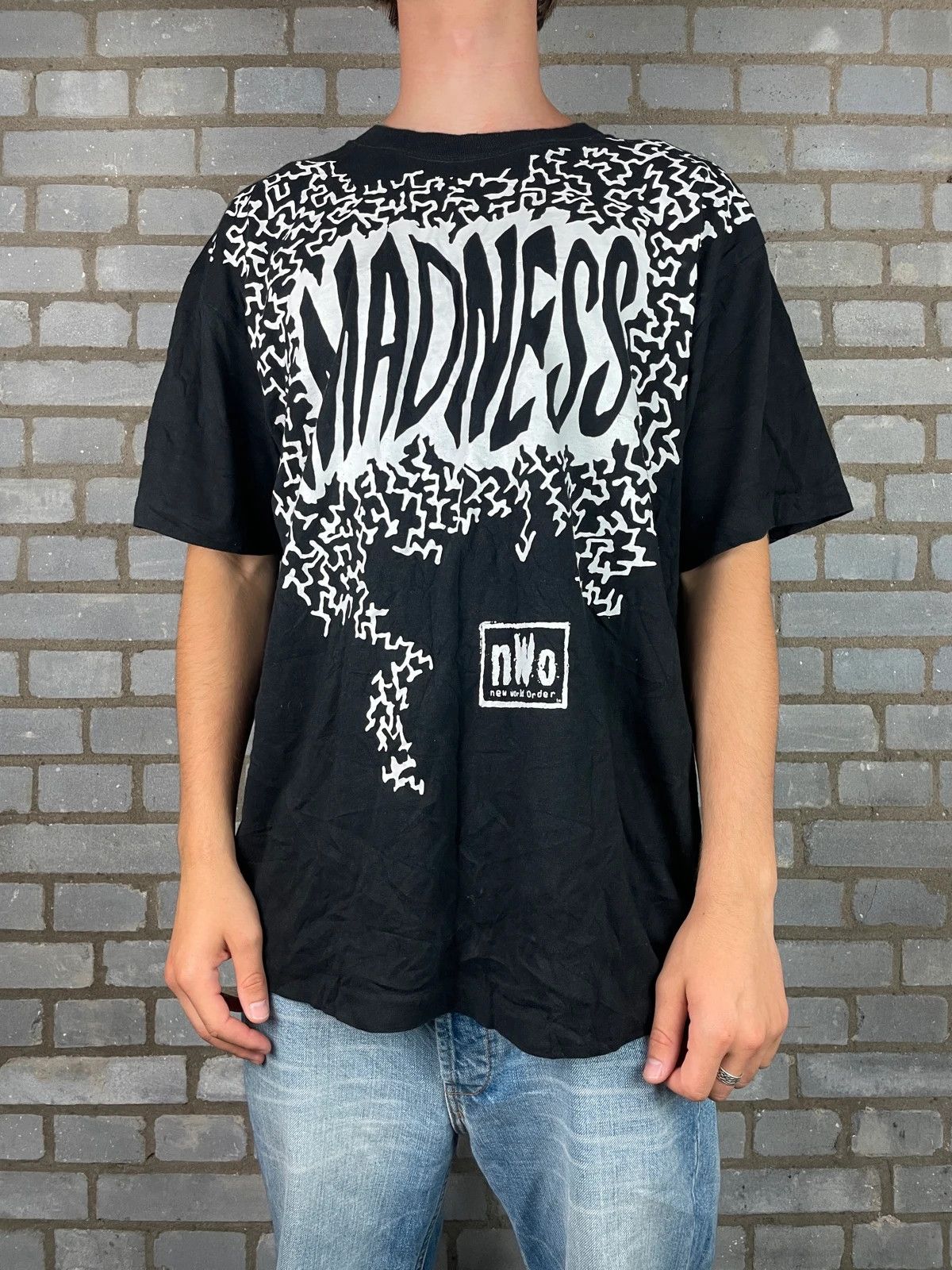 WWF !RARE! Pro Wrestling Shirt Nwo Wcw Madness Randy Savage Size US XL / EU 56 / 4 - 1 Thumbnail