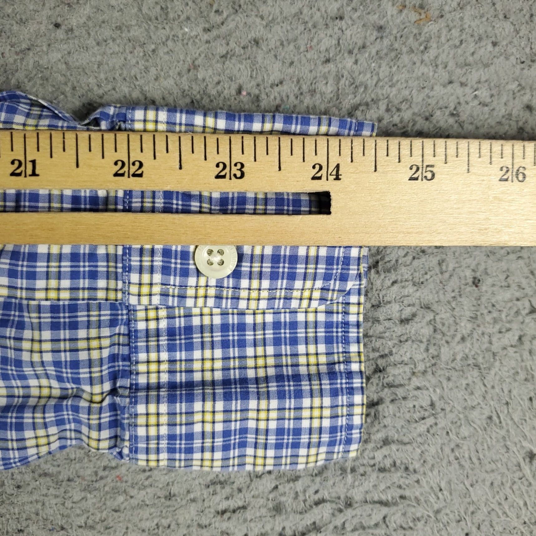 Ralph Lauren Ralph Lauren Shirt Men Small Blue Plaid Button-Front Long Sleeve Casual Dress Shirt - Regular Fit, Cotton, Classic Preppy Style Size US S / EU 44-46 / 1 - 6 Thumbnail
