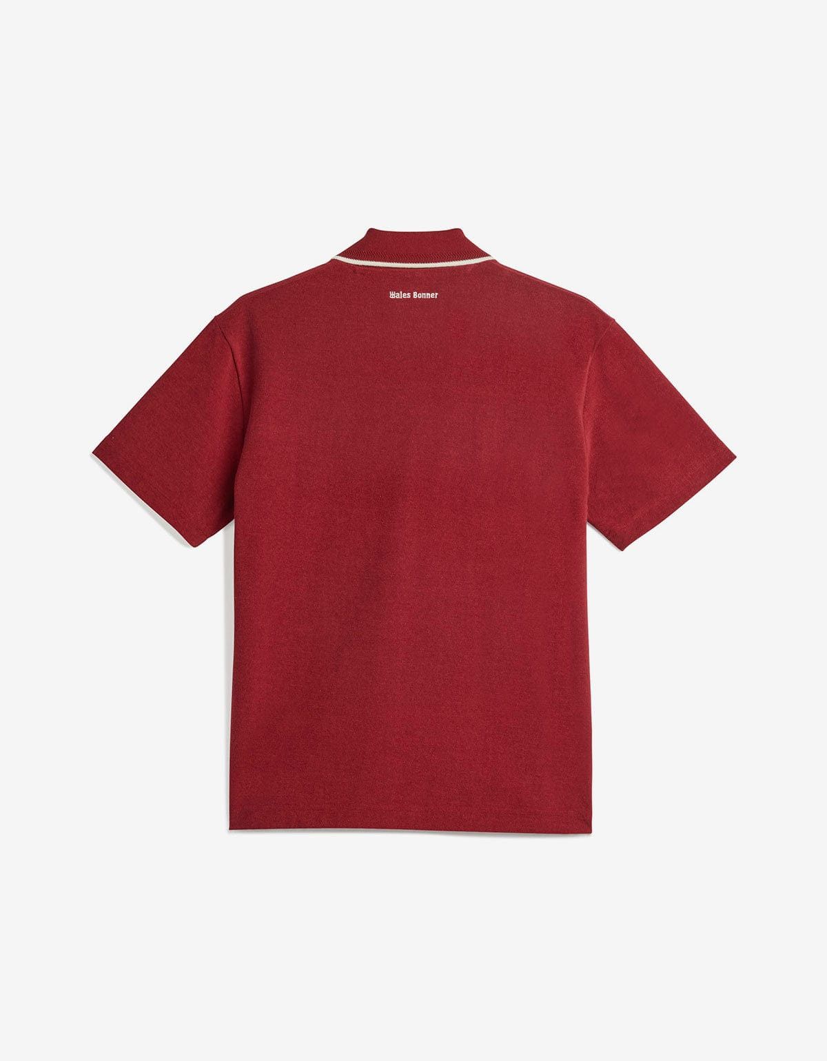 Adidas Wales Bonner x Adidas Collegiate Burgundy Polo Shirt Size US XS / EU 42 / 0 - 3 Thumbnail