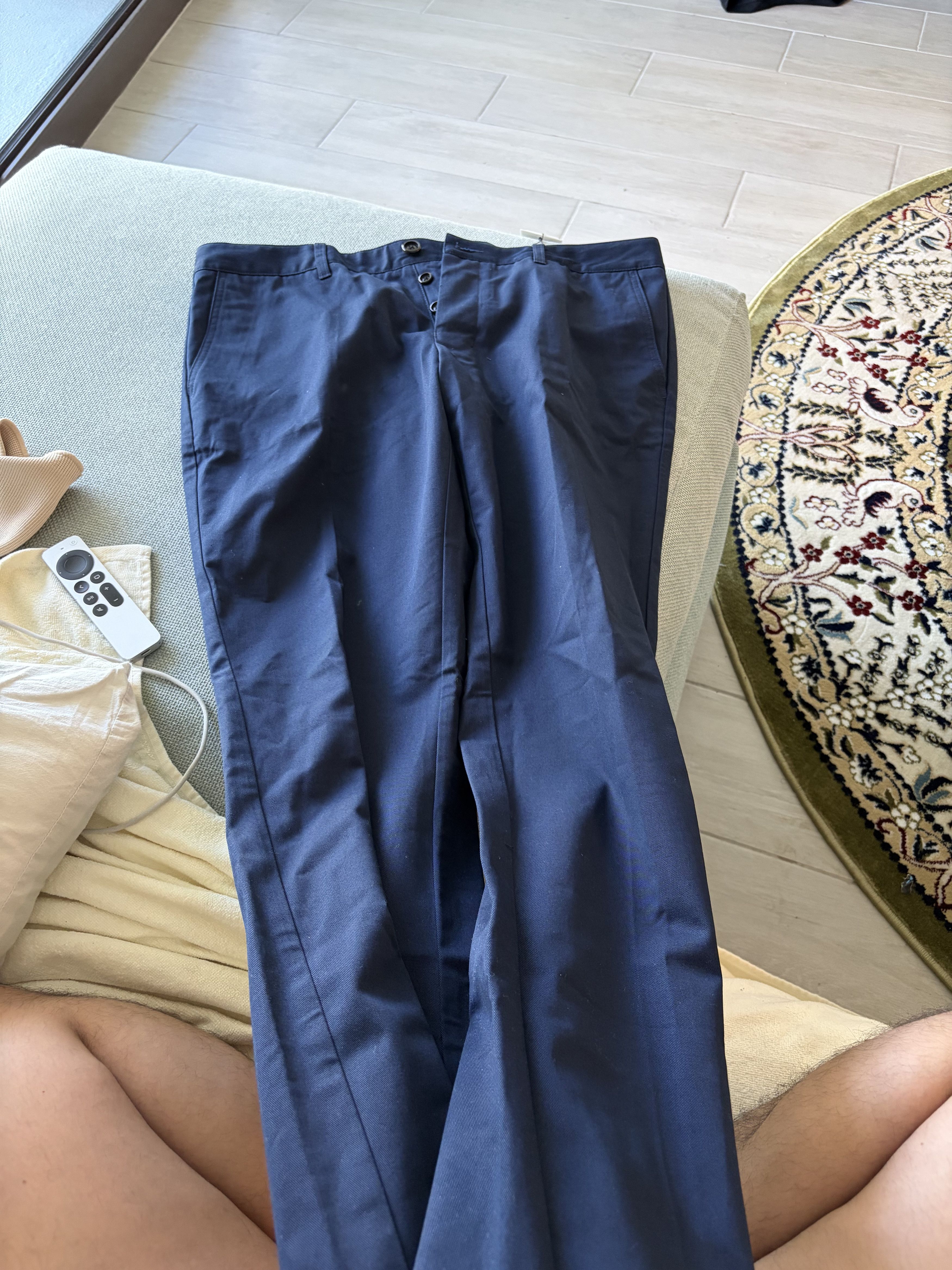 AMI *MSG TO OFFER* Ami Paris Straight Leg Trousers BNWT Size US 36 / EU 52 - 2 Thumbnail