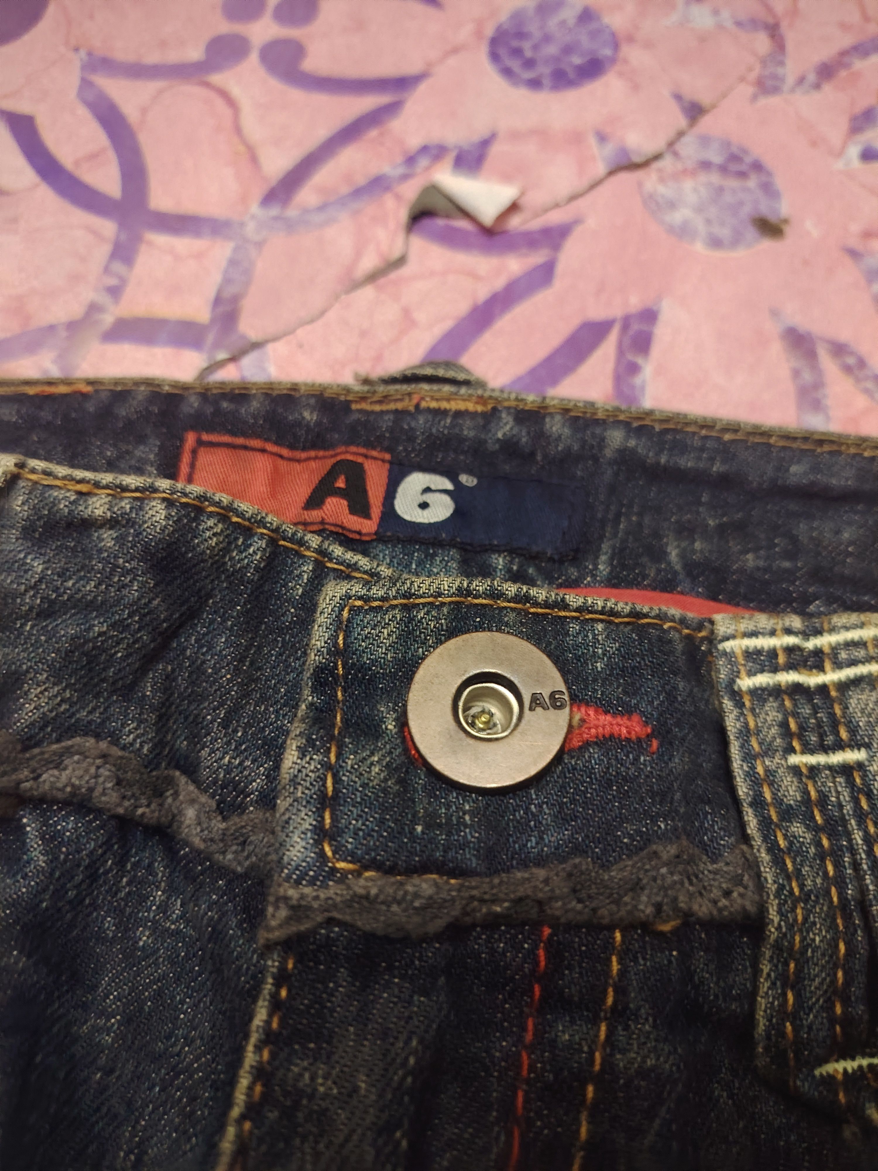 14th Addiction Japanese A6 Jeans Bandana Patchwork design Distressed jeans Size US 30 / EU 46 - 10 Thumbnail