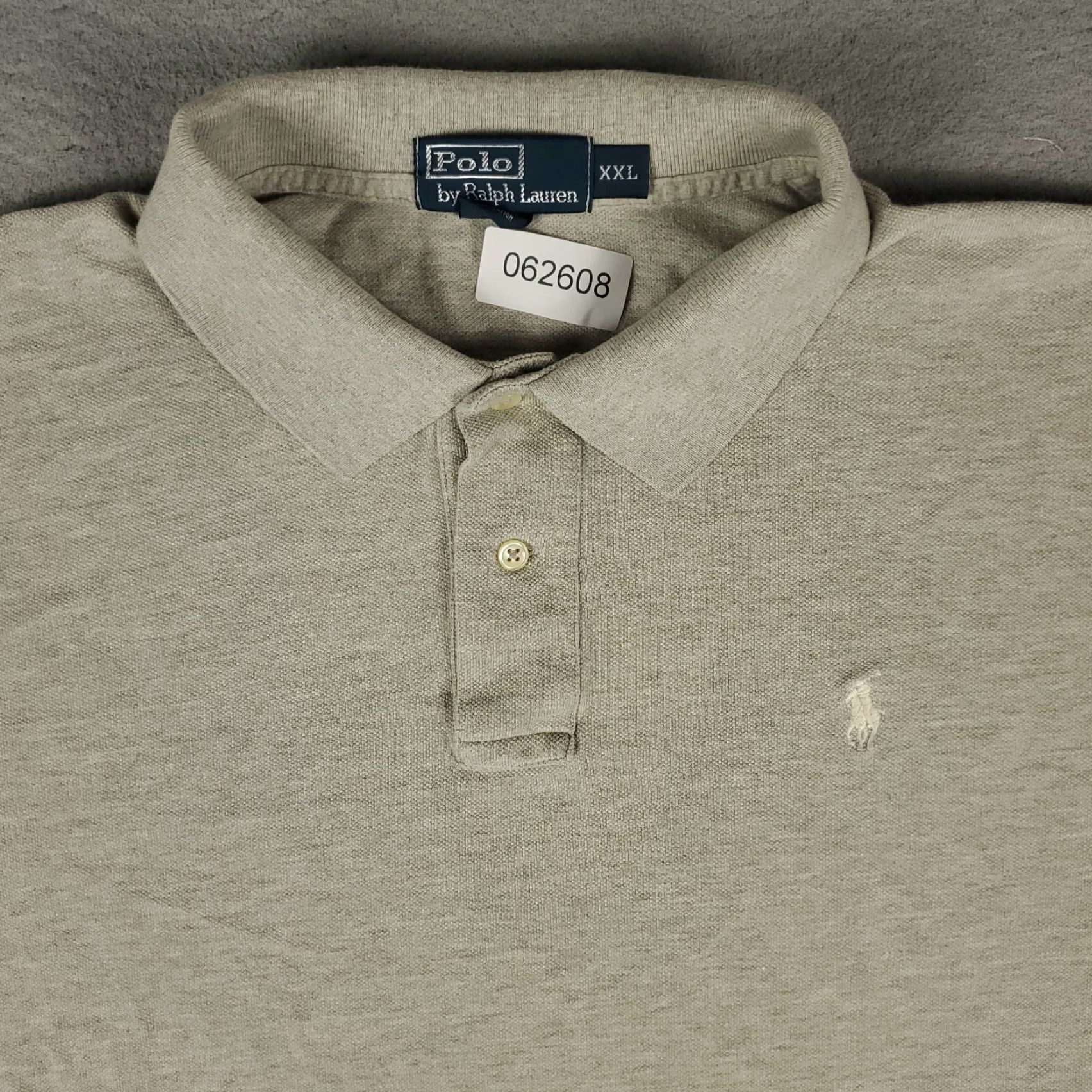 Ralph Lauren Ralph Lauren Polo Shirt Mens 2XL Gray Casual Short Sleeve Sports Activewear Size US XXL / EU 58 / 5 - 2 Thumbnail
