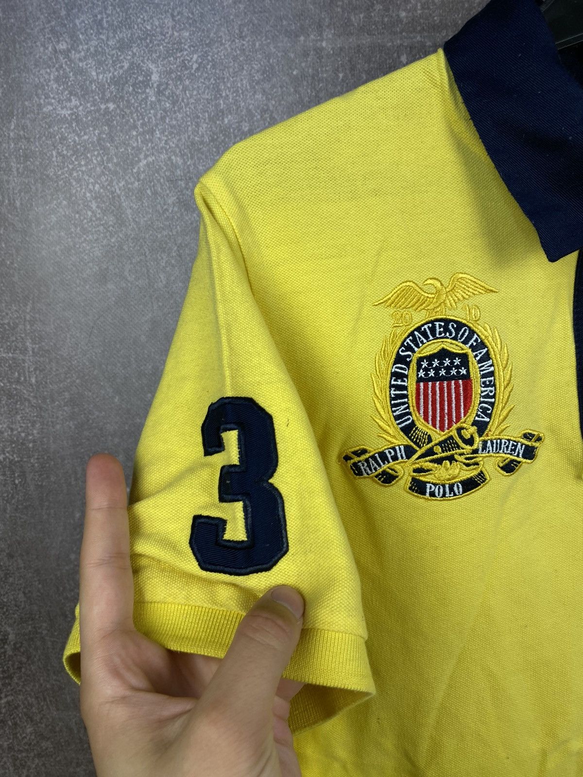 Polo Ralph Lauren Vintage USA Polo Ralph Lauren polo shirt 90s rare Size US L / EU 52-54 / 3 - 6 Thumbnail