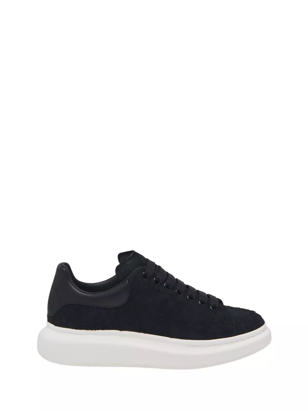 Alexander McQueen MCQUEEN Men's Black Suede Oversized Sneakers Authentic Size US 6 / EU 39 - 1 Thumbnail