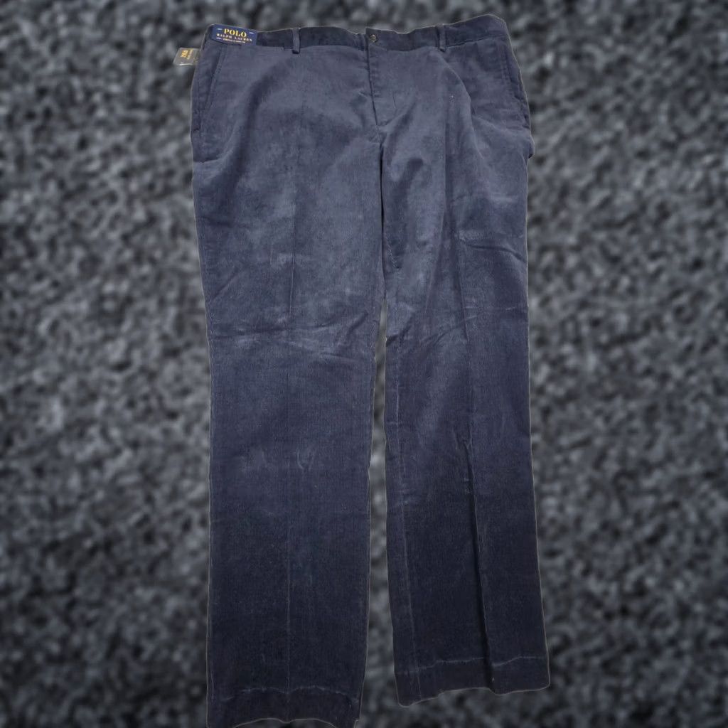 Polo Ralph Lauren Polo Ralph Lauren Corduroy Pants Men's 44 x 34 Blue Stretch NWT Size US XXL / EU 58 / 5 - 1 Thumbnail
