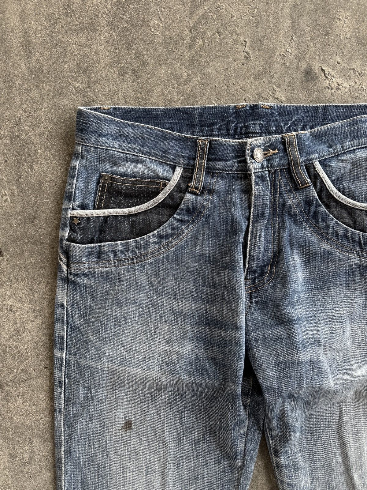 PPFM PPFM Clawmark Faded Denim Pants Y2K Streetwear Size US 32 / EU 48 - 5 Thumbnail