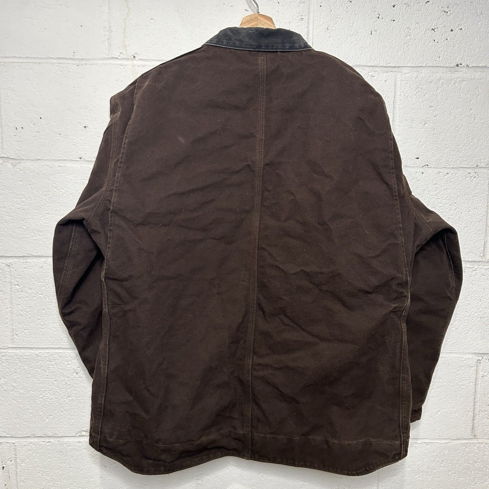 Carhartt Vintage Carhartt Sherpa-Lined Ridge Jacket “Dark Brown” C61 Size US XL / EU 56 / 4 - 2 Thumbnail