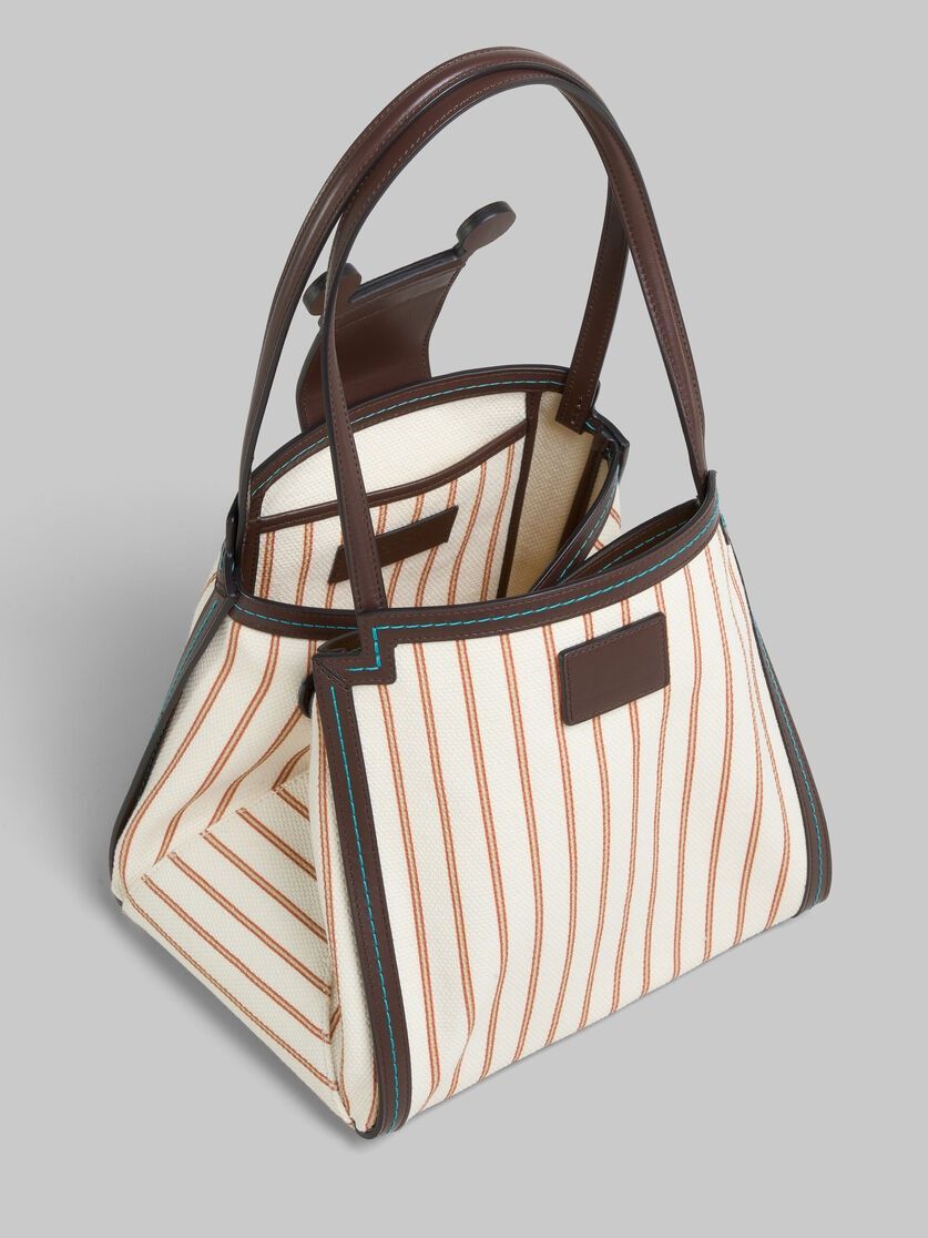 Marni o1w1db11125 Size :OS /Canvas Mini Riviera Bag in Brown Size ONE SIZE - 5 Thumbnail