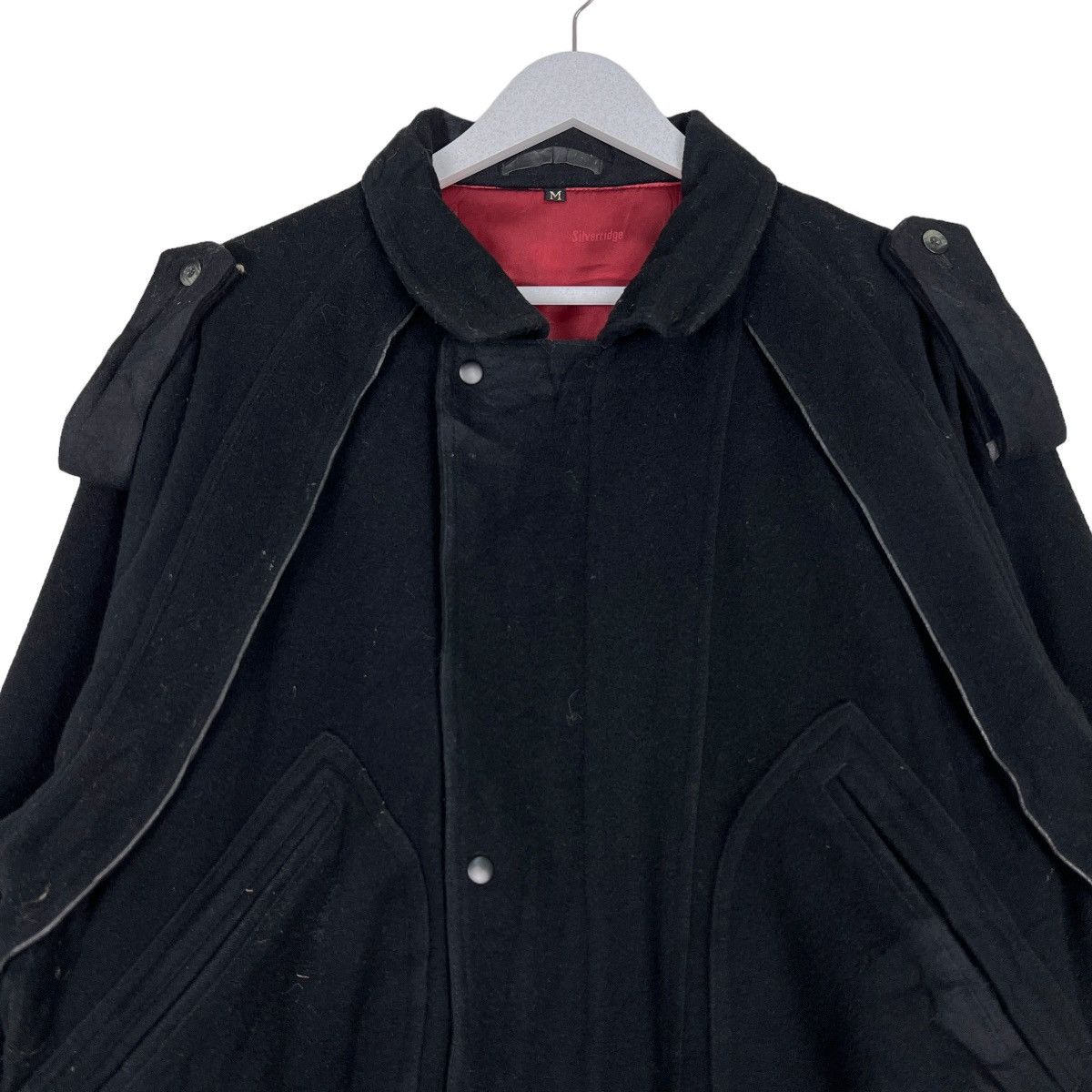 Issey Miyake 🔥 Vintage Silverridge Wool Police Bomber Jacket Size US M / EU 48-50 / 2 - 3 Thumbnail