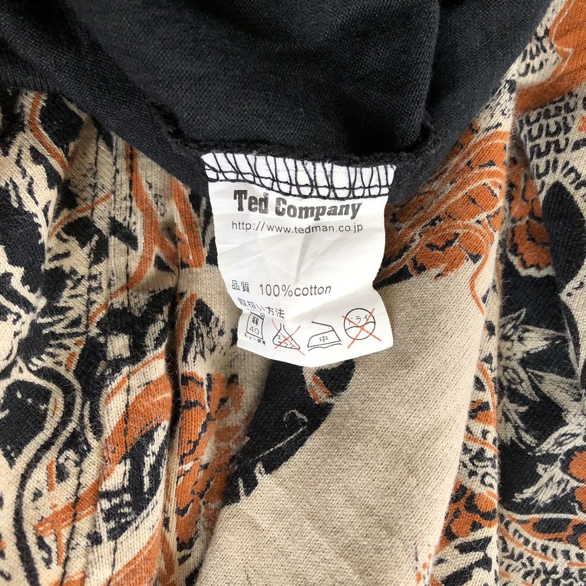 Japanese Brand TED COMPANY Rare Ryujin Saves All People Longsleeve Shirt Size US M / EU 48-50 / 2 - 9 Thumbnail