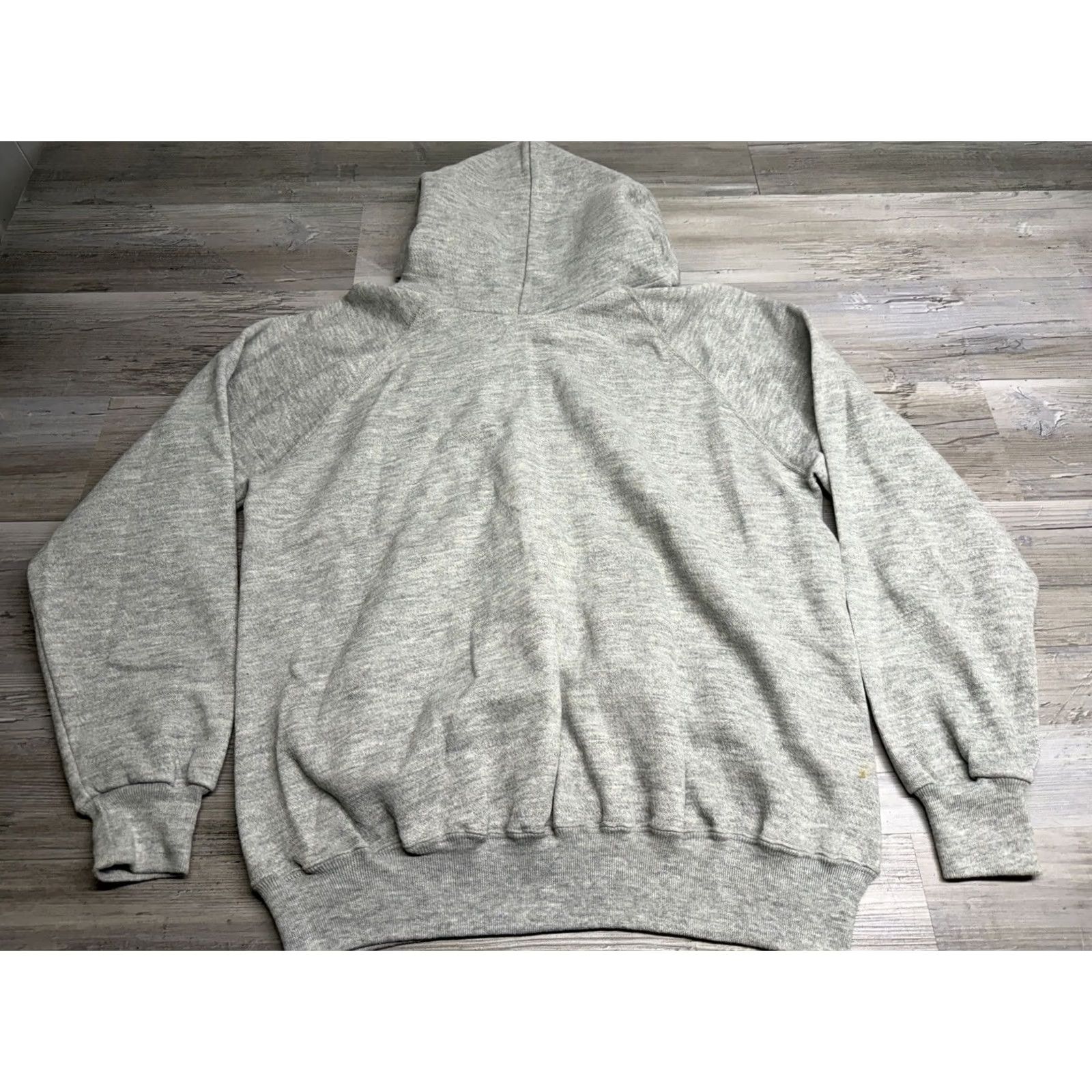 Vintage Vintage Bassett Walker Hoodie Sweatshirt XL Gray Raglan 90s Pullover Mens Hoodie Size US XL / EU 56 / 4 - 2 Thumbnail