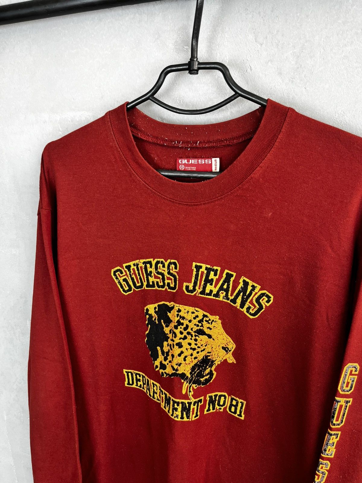 Guess Guess tiger made usa long sleeve size m Size US M / EU 48-50 / 2 - 2 Thumbnail
