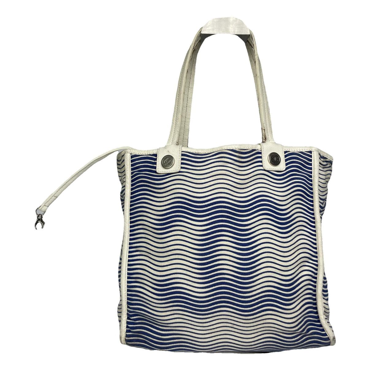 Chanel Deauville White Cotton Handbag Size ONE SIZE - 1 Thumbnail
