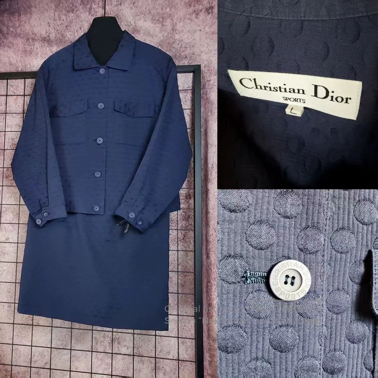 Dior Dior Polka Dot Casual Set. Size US L / EU 52-54 / 3 - 1 Thumbnail