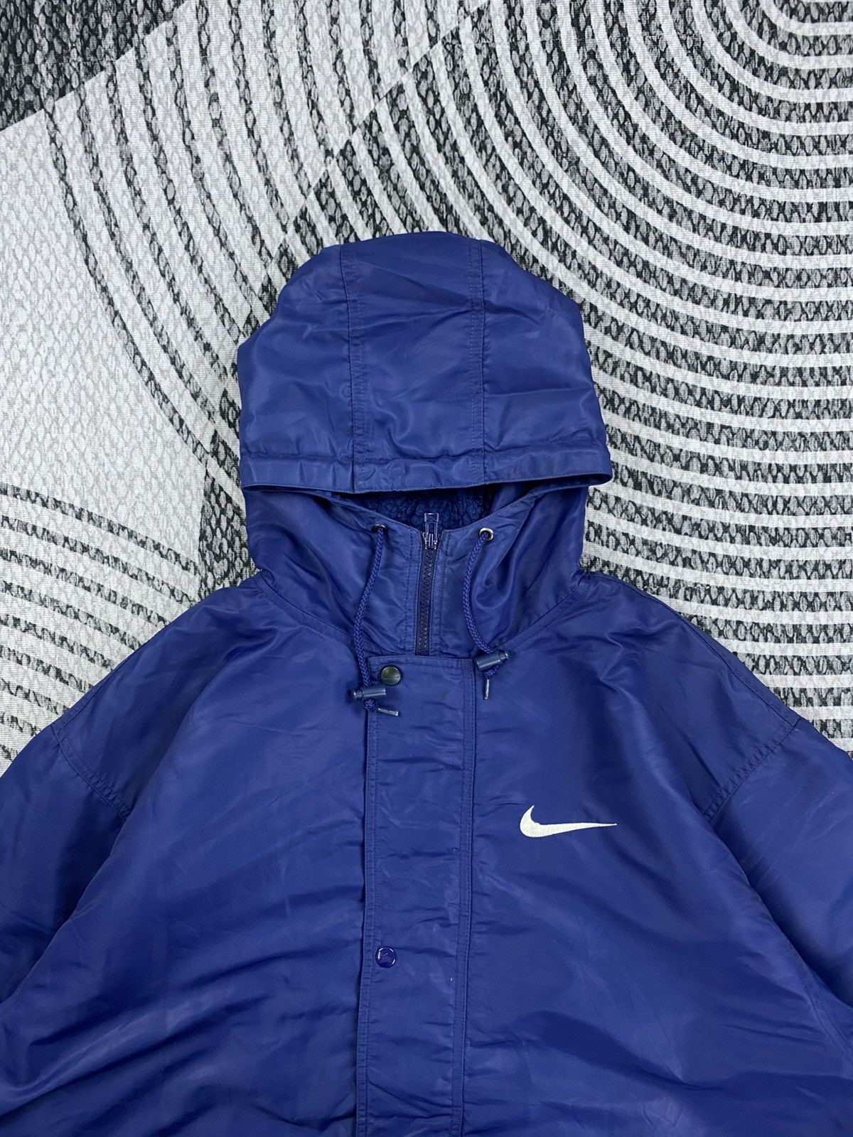 Nike Vintage Nike Big Swoosh Logo Long Parka Jacket Size US XXL / EU 58 / 5 - 8 Thumbnail