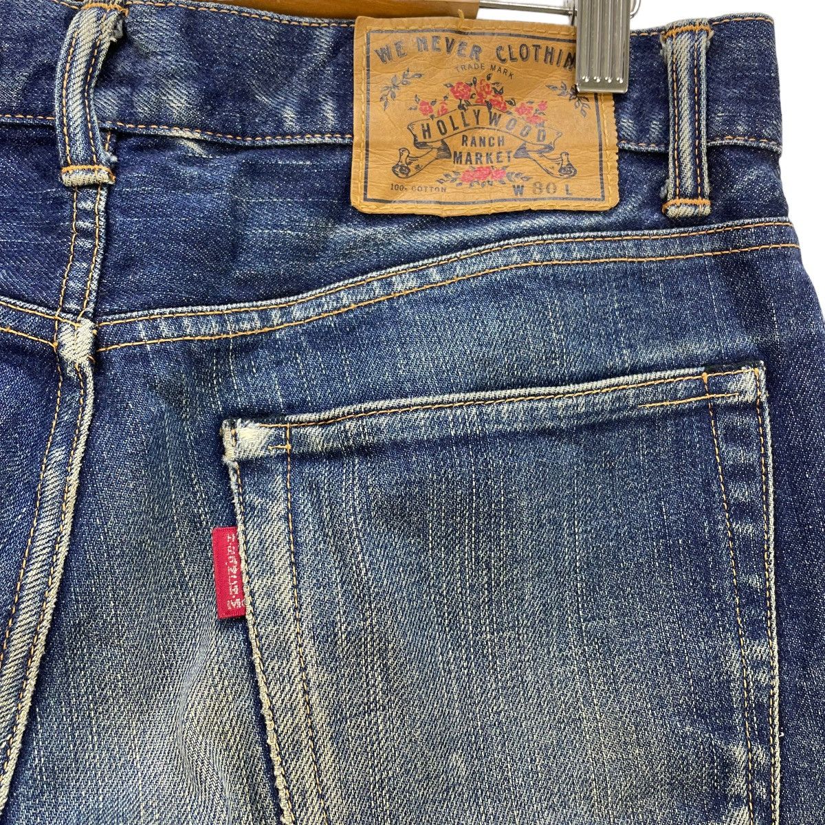 14th Addiction 🔥Japanese Brand Holywood Ranch Market Japan Denim Size US 30 / EU 46 - 10 Thumbnail