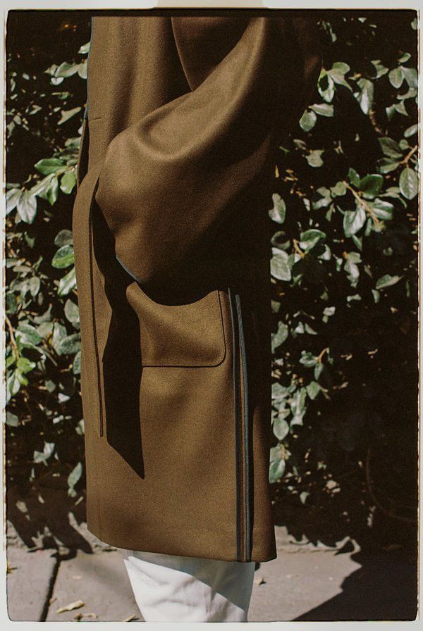 Lemaire Lemaire Wool Melton Kimono Coat Dark Brown Size US L / EU 52-54 / 3 - 18 Thumbnail