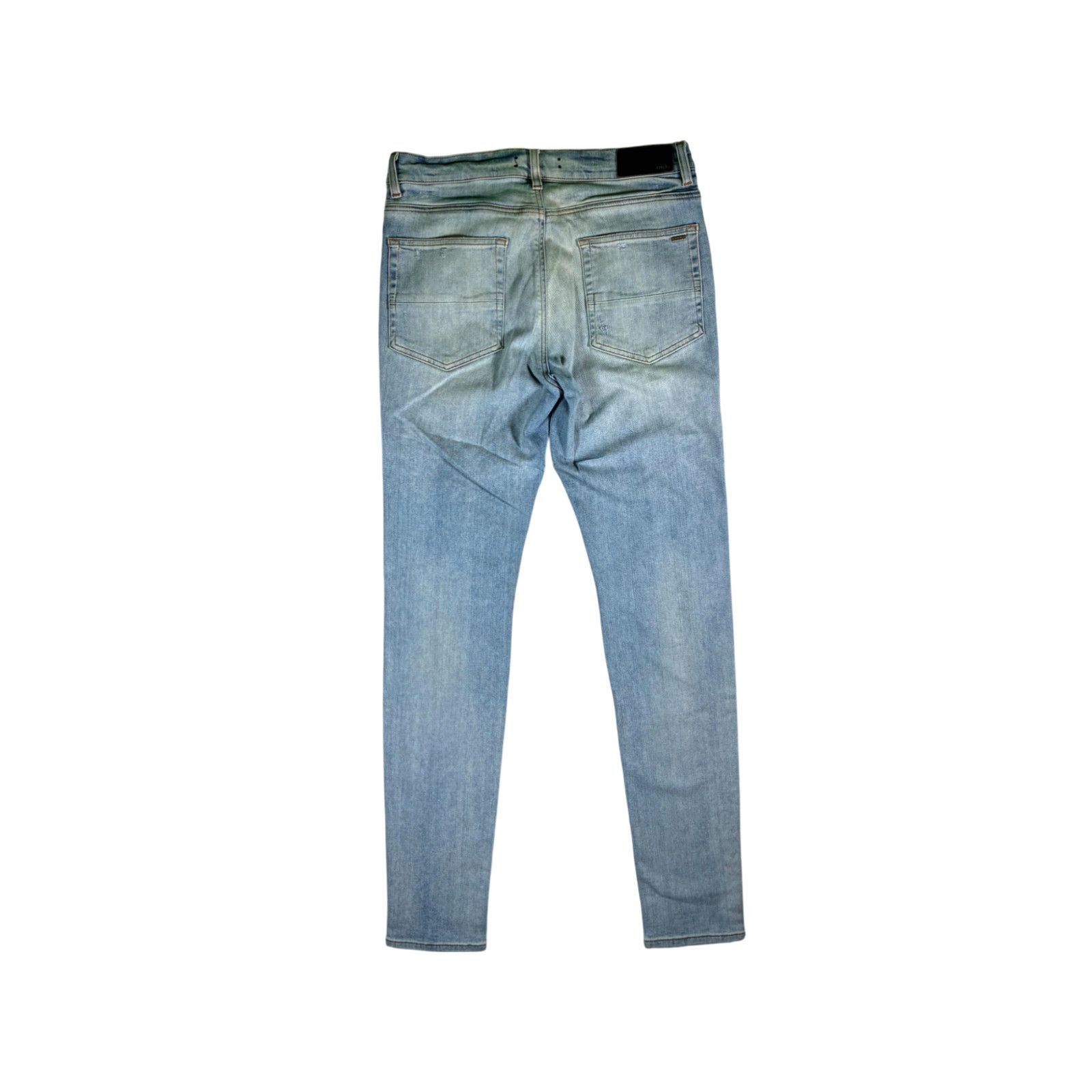 Amiri Amiri MX1 Map Patch Light Wash Jeans Size US 34 / EU 50 - 2 Thumbnail