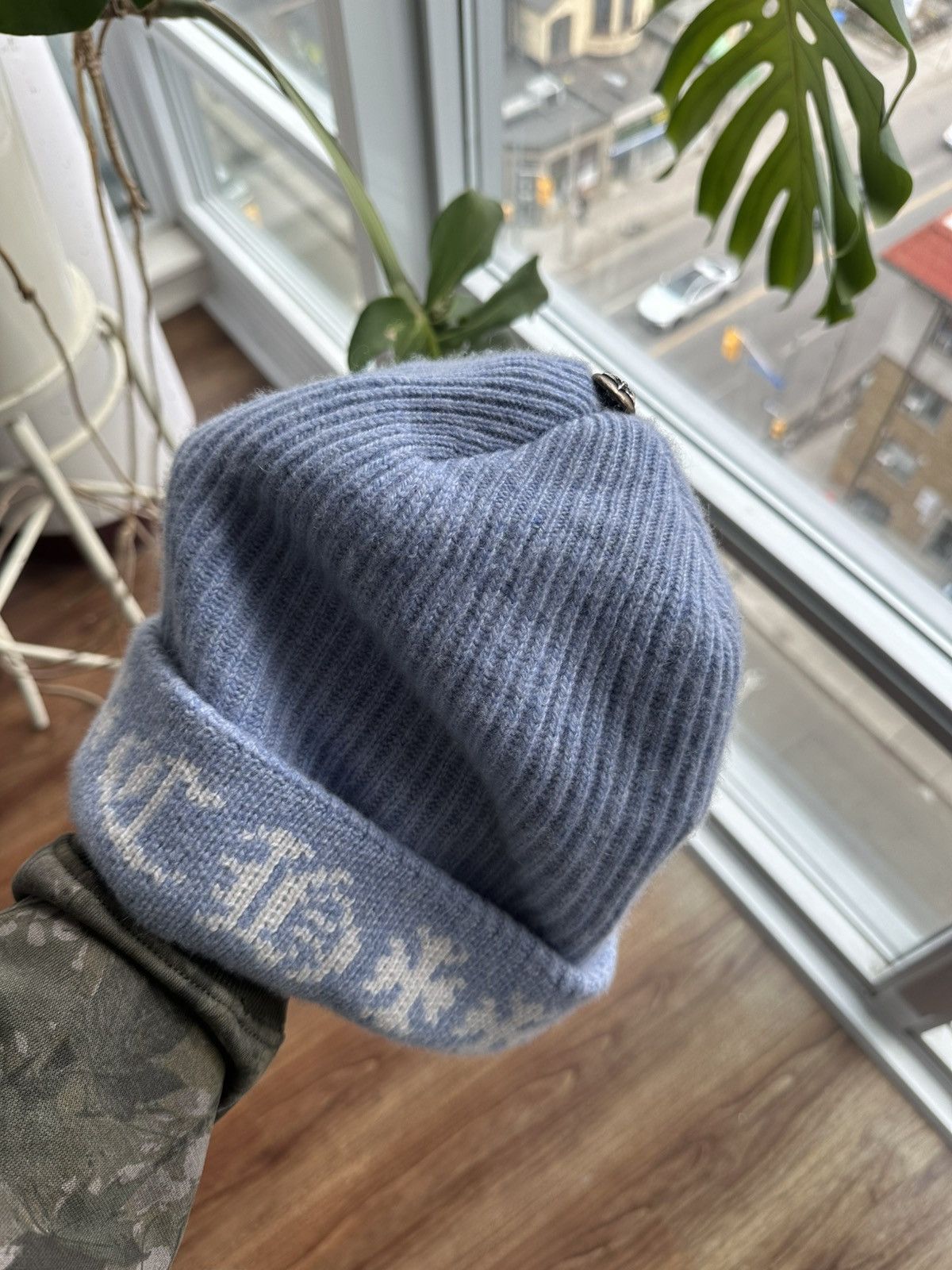 Chrome Hearts Chrome Hearts Big Daddy Cashmere Beanie Size ONE SIZE - 9 Thumbnail