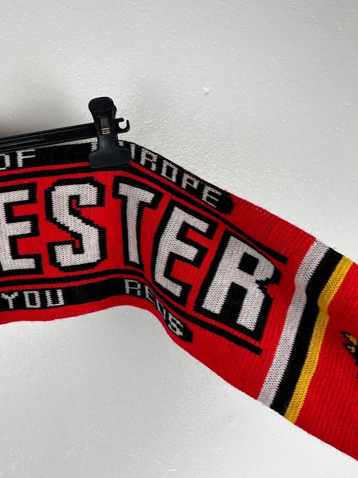 Vintage Vintage Manchester United Come On You Reds Fanwear Scarf Size ONE SIZE - 5 Thumbnail