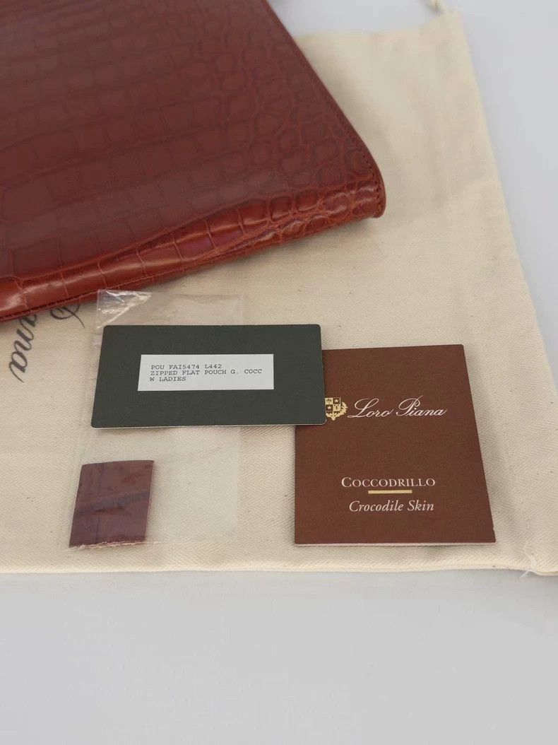 Loro Piana LORO PIANA size os Alligator skin handbag, briefcase Size ONE SIZE - 9 Thumbnail