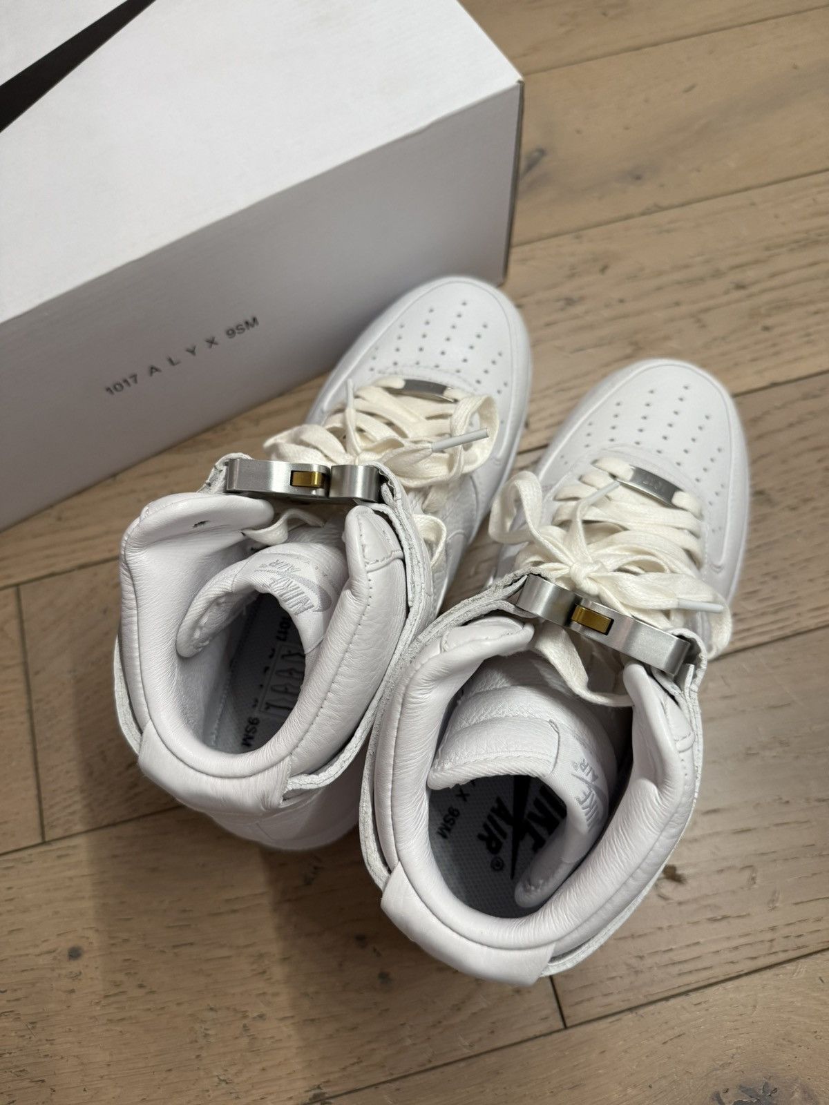 Nike Alyx air force 1 high top white Size US 8.5 / EU 41-42 - 6 Thumbnail