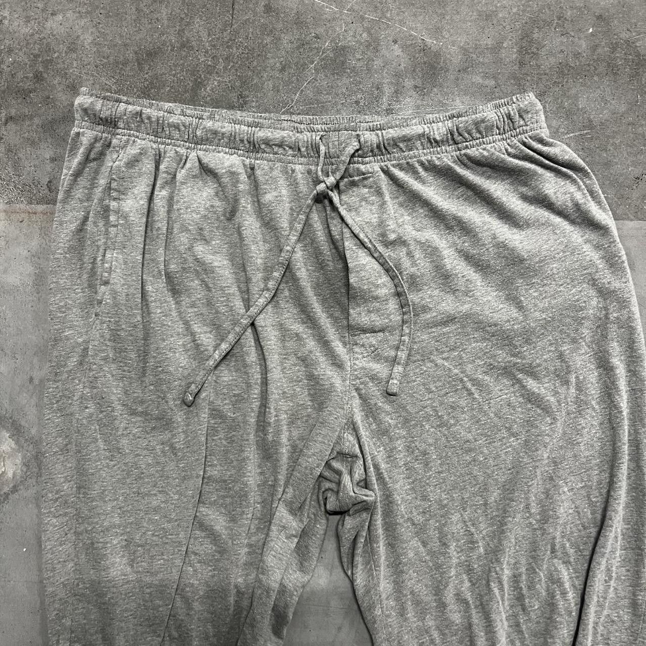 Japanese Brand × Vintage Vintage Y2K/2000s Baggy Wideleg Grey Essential Sweatpants! Size US 40 / EU 56 - 4 Thumbnail
