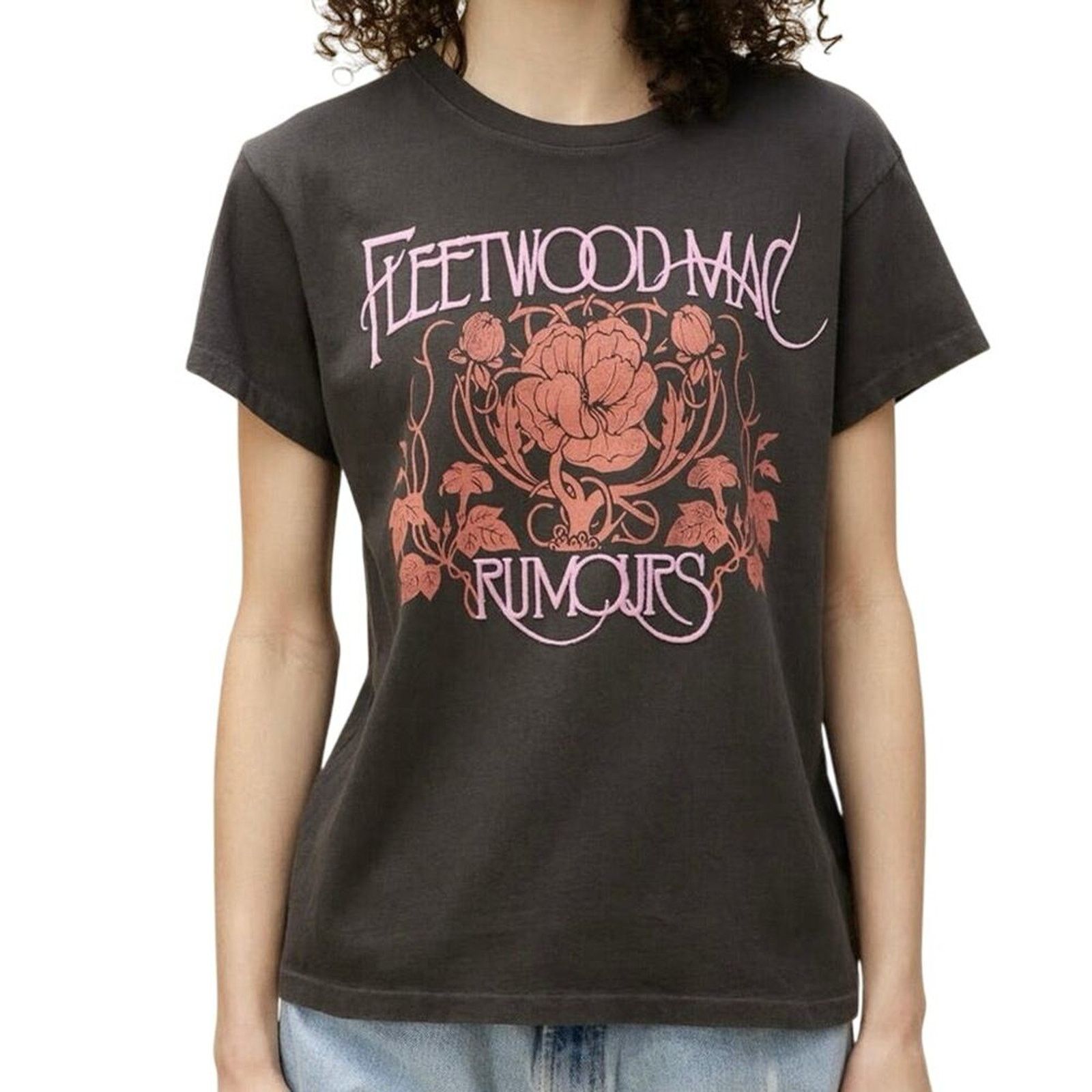 Daydreamer DAYDREAMER Fleetwood Mac Floral Tour Tee Size XL or 2X New Size XL / US 12-14 / IT 48-50 - 1 Thumbnail
