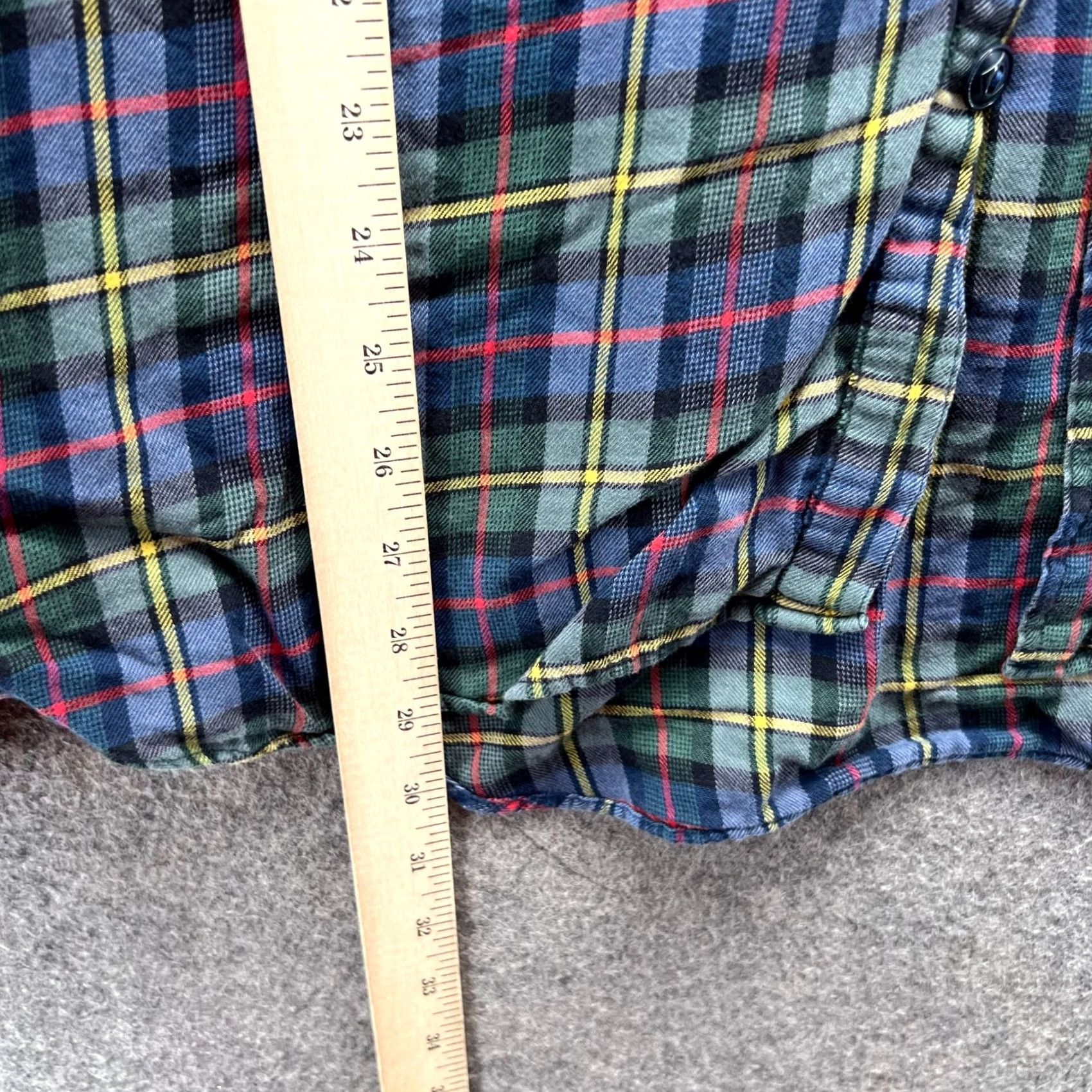 Polo Ralph Lauren Polo Ralph Lauren Shirt Men XL Flannel Green Purple Plaid Button Down Vintage Size US XL / EU 56 / 4 - 4 Thumbnail