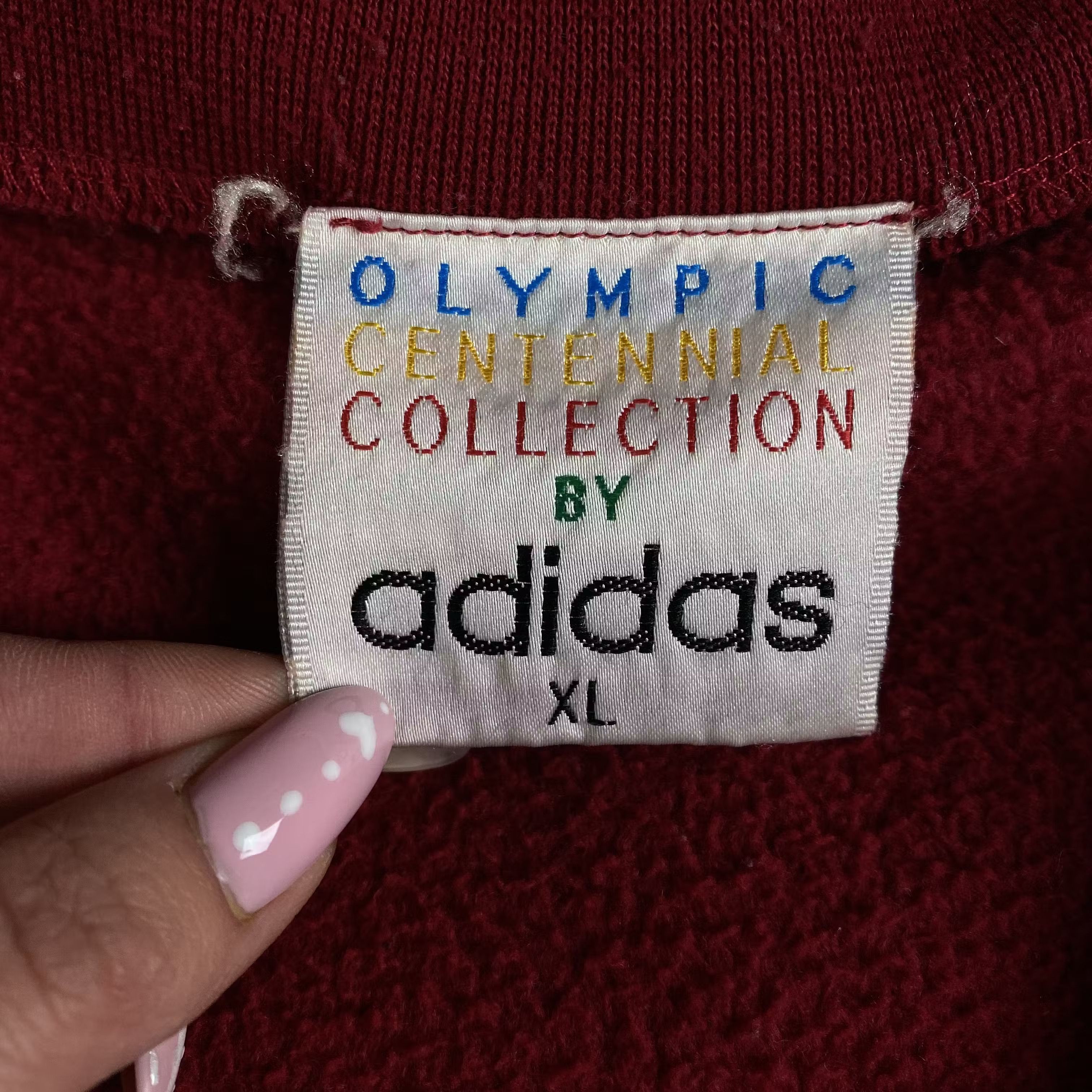 Adidas × Vintage Mens Rare Adidas Grenoble Vintage Fleece Size XL Anorak Size US XL / EU 56 / 4 - 8 Thumbnail