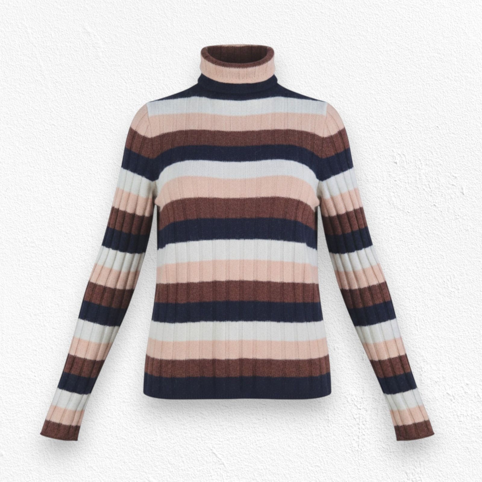 Madewell Madewell Striped Turtleneck Sweater Size Small Size S / US 4 / IT 40 - 1 Thumbnail