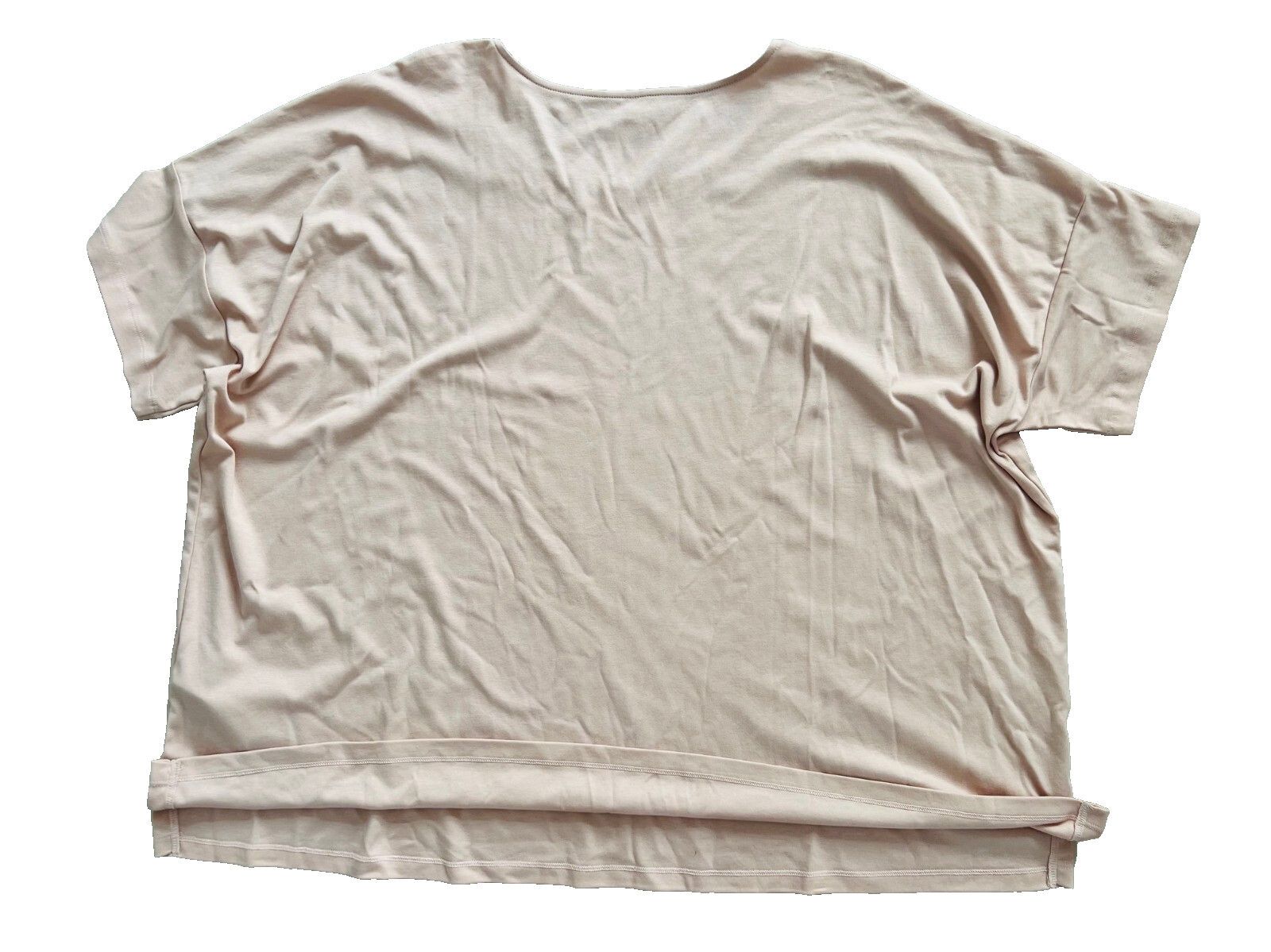 Eileen Fisher Eileen Fisher Sleepwear Organic Cotton Tee Powder ( 3X ) Size 3XL / US 20-22 - 2 Thumbnail