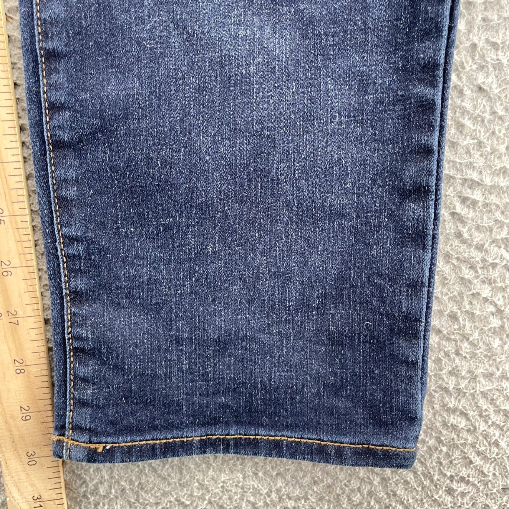 Vintage Chicos Jeans Girlfriend Womens 33x30 Dark Slimming Academia Preppy Classic 90's Size 24" / US 00 / IT 34 - 4 Thumbnail