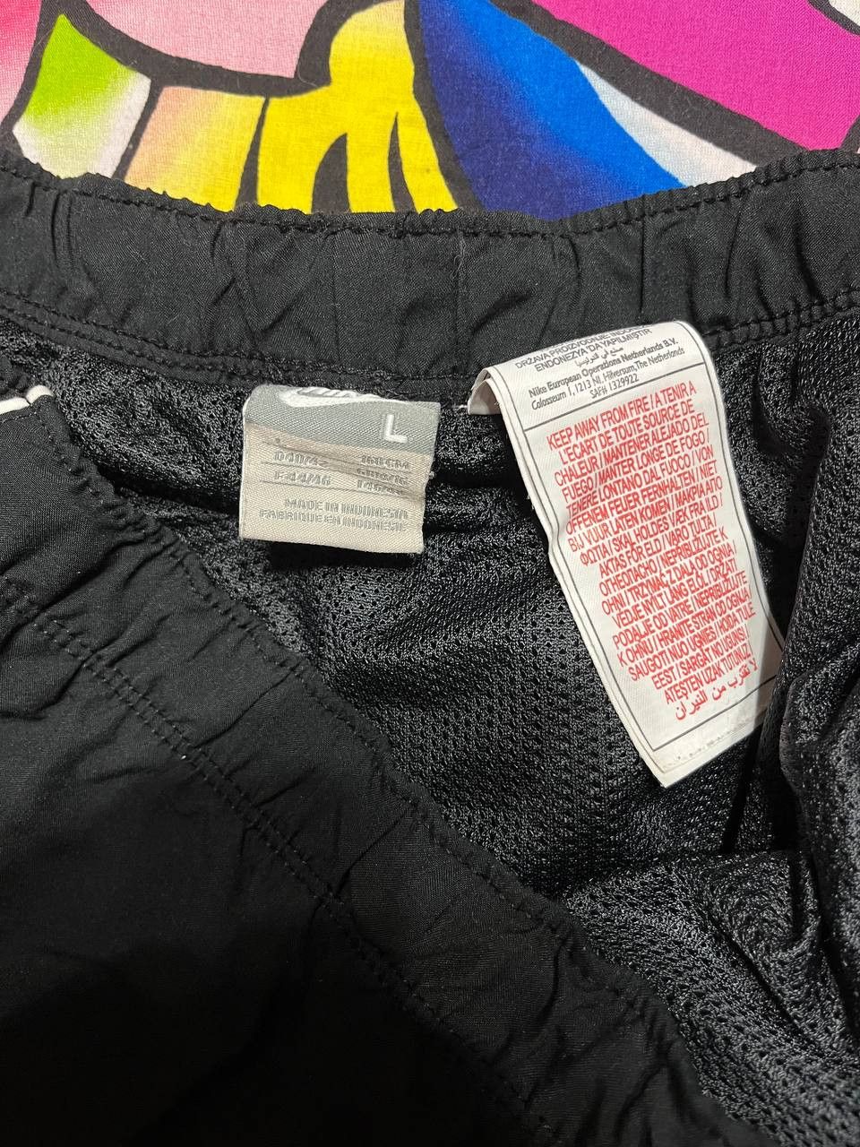 Nike × Vintage Vintage Nike nylon women pants in black L size y2k Size 32" / US 10 / IT 46 - 4 Thumbnail