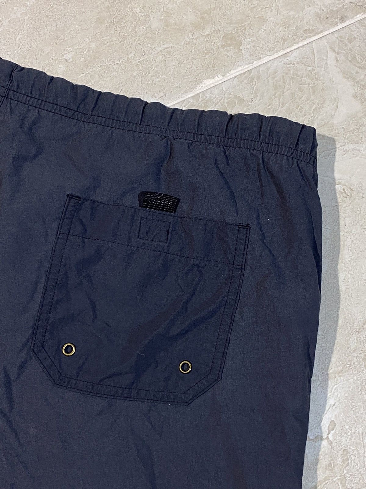 Nike 🔥 Y2K NIKE SWOOSH SWIM SHORTS NYLON SUMMER VIBES GREY Size US 32 / EU 48 - 5 Thumbnail