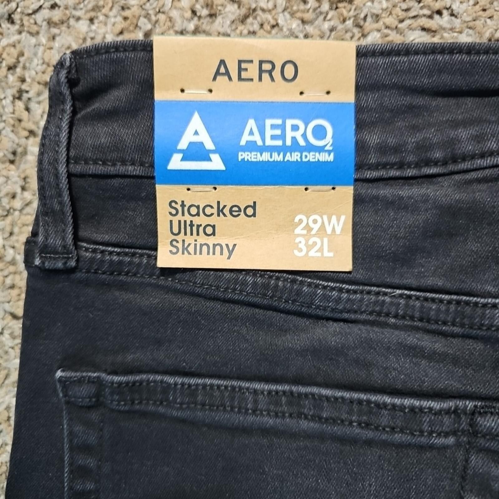 Aeropostale Aeropostale Stacked UltraSkinny NWT 29W/32L SEE MEASUREMENTS Size 29" - 7 Thumbnail
