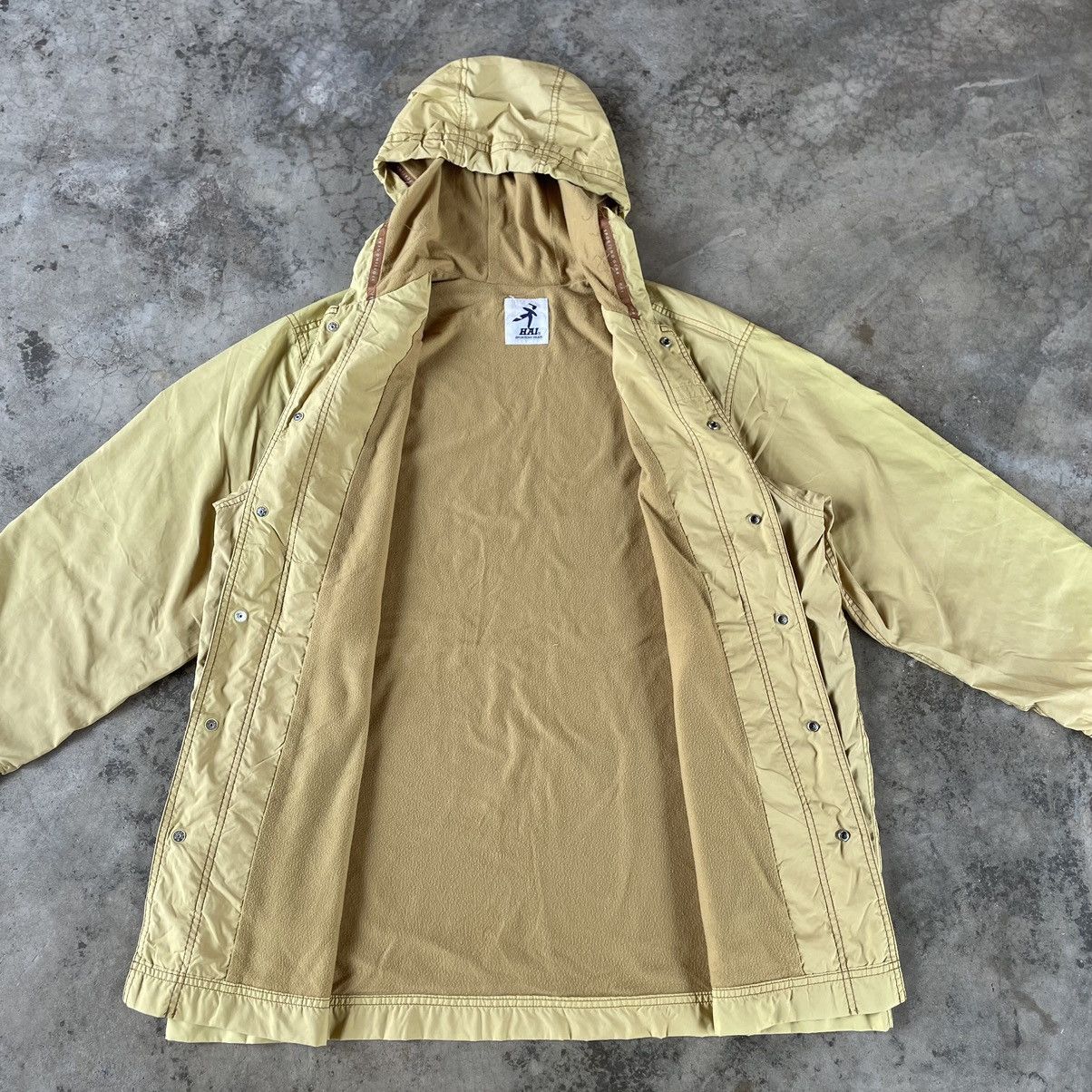 Hai Sporting Gear × Issey Miyake × Japanese Brand 🔥🔥🇯🇵Hai Sporting Gear Hooded Buttons Stylish Light Jacket Size US L / EU 52-54 / 3 - 14 Thumbnail