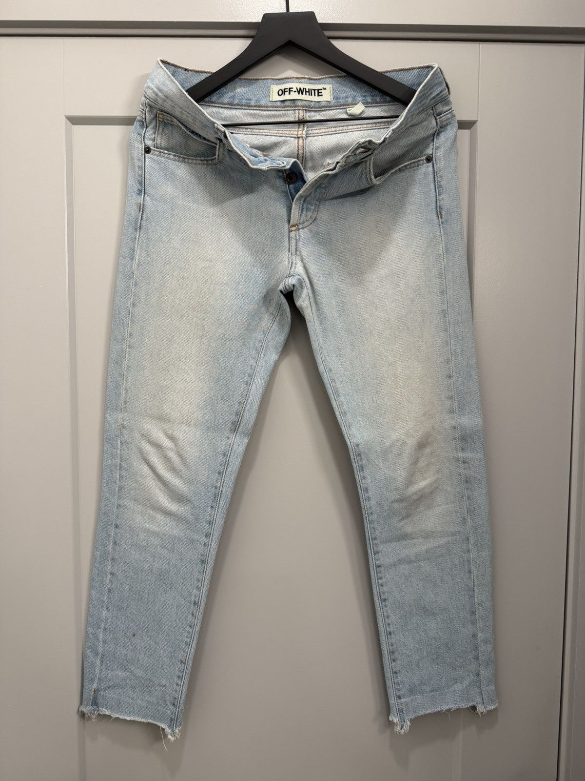 Off-White Off-White Cropped denim Size US 28 / EU 44 - 1 Thumbnail
