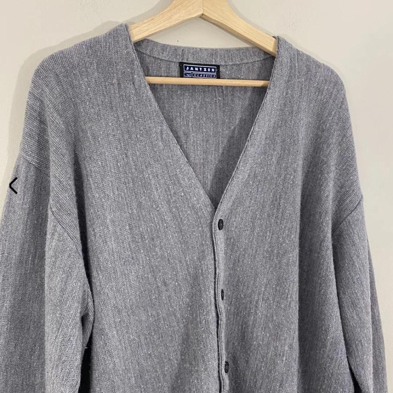 Jantzen Grey Vintage Cardigan Size M / US 6-8 / IT 42-44 - 2 Thumbnail