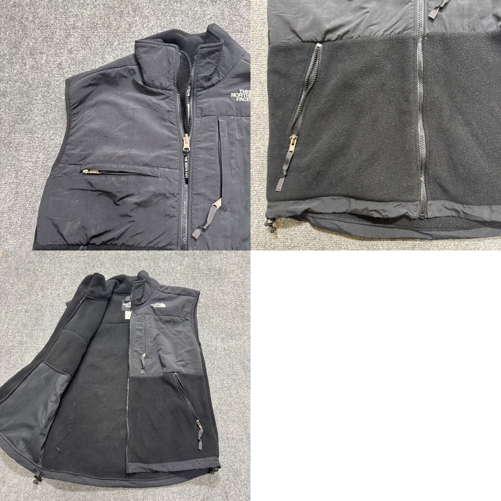 Vintage North Face Vest Men's M Black Fullzip Cotton Blend Outerwear Fleece Size US M / EU 48-50 / 2 - 8 Thumbnail