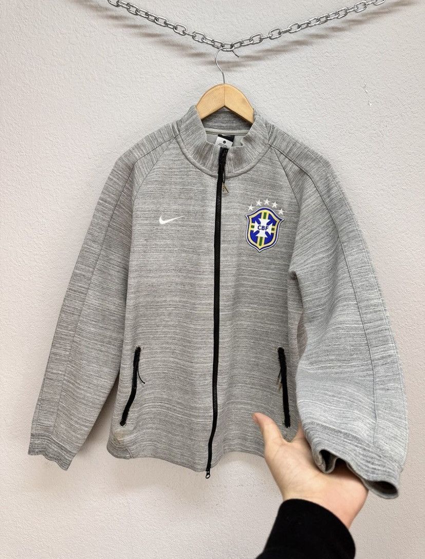 Nike Nike Halfzip Tech Fleece Brazil Size US L / EU 52-54 / 3 - 3 Thumbnail