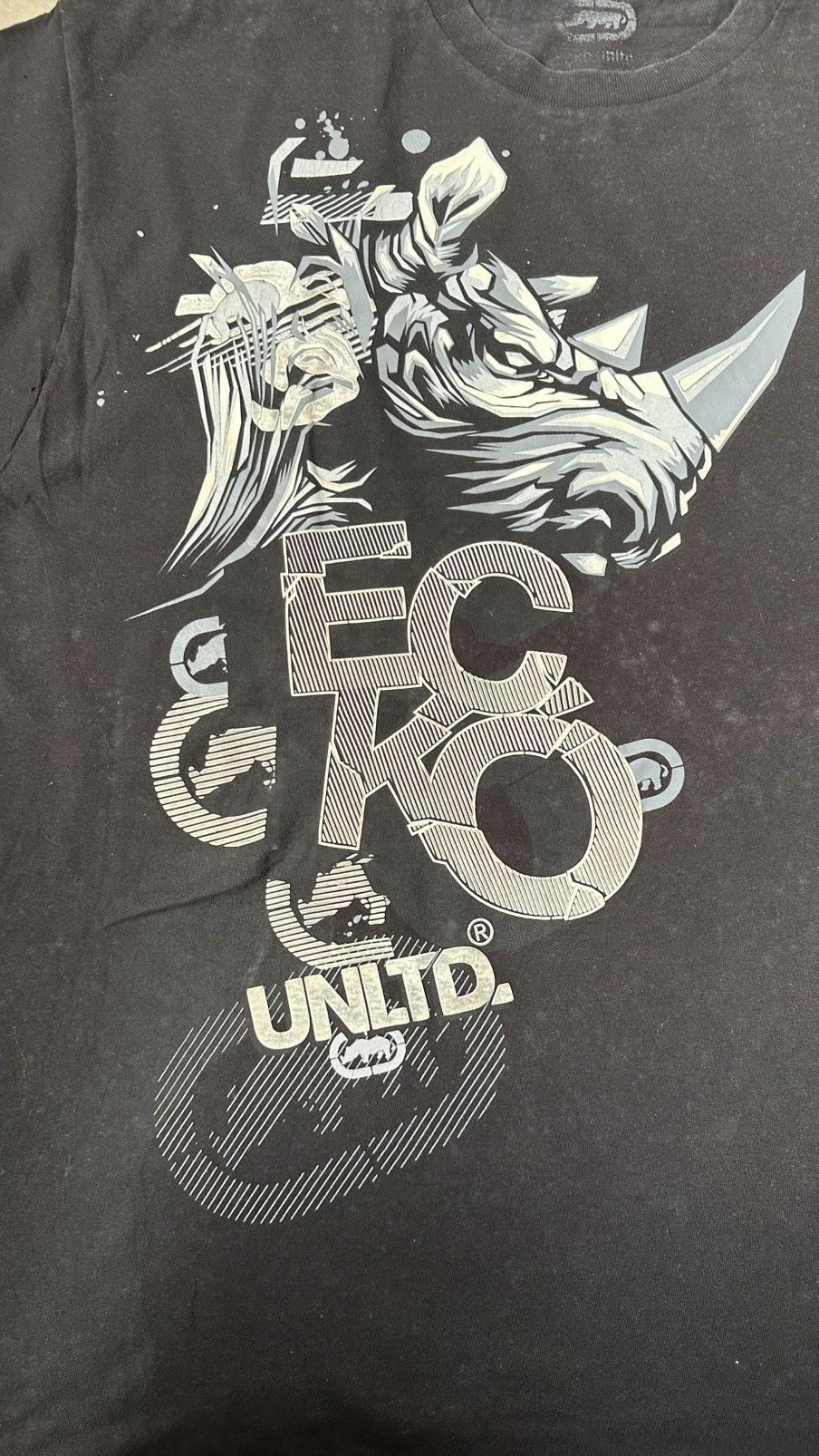 Ecko Unltd. ECHO BLACK T SHIRT Size US XXL / EU 58 / 5 - 2 Thumbnail
