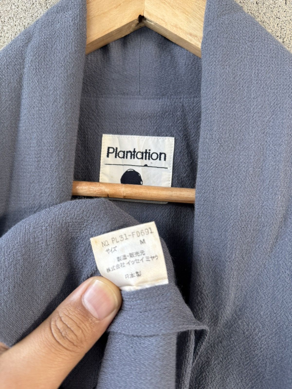 Issey Miyake Kimono Style "Plantation By Issey Miyake" Size M / US 6-8 / IT 42-44 - 9 Thumbnail