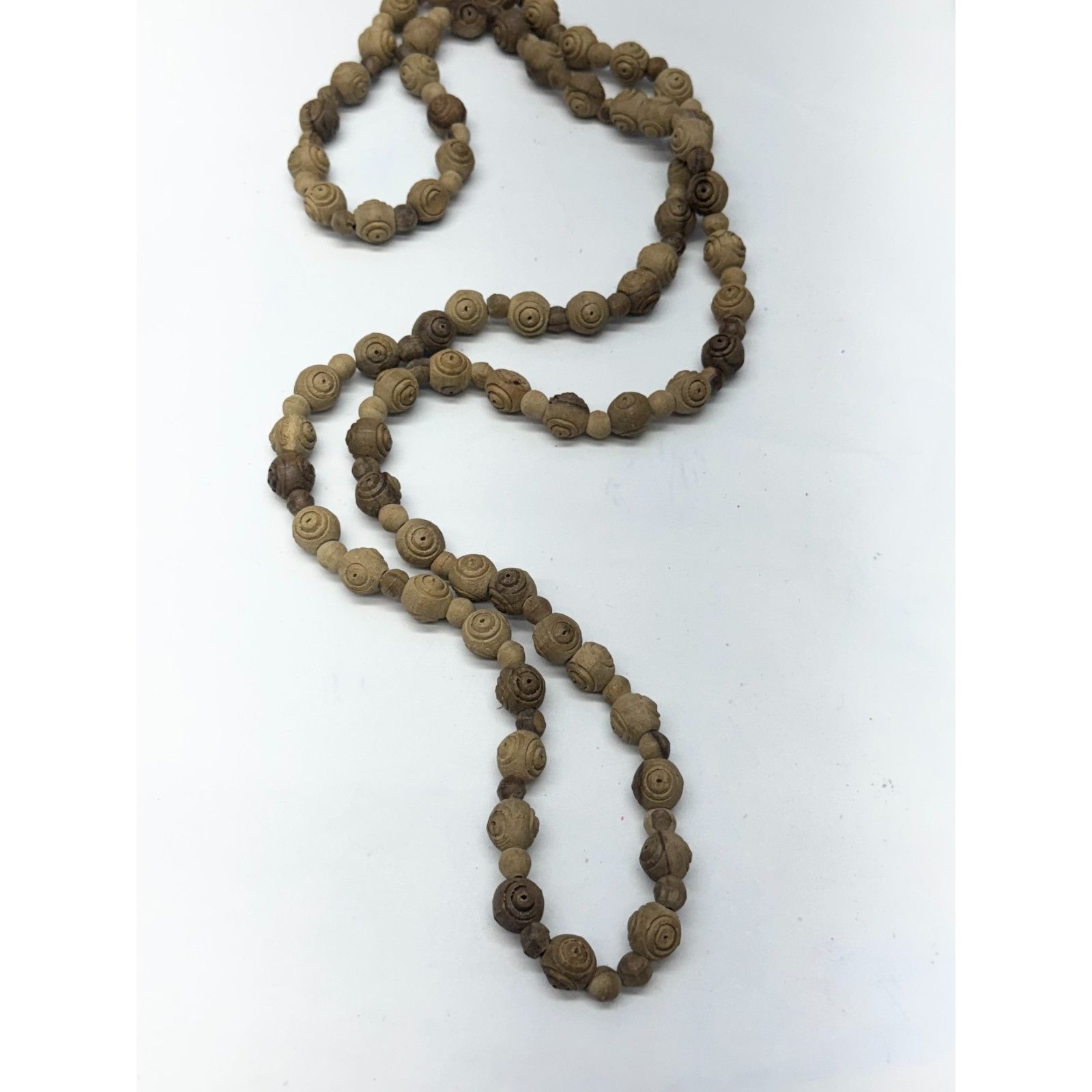 Vintage Vintage wooden beaded necklace Size ONE SIZE - 1 Thumbnail