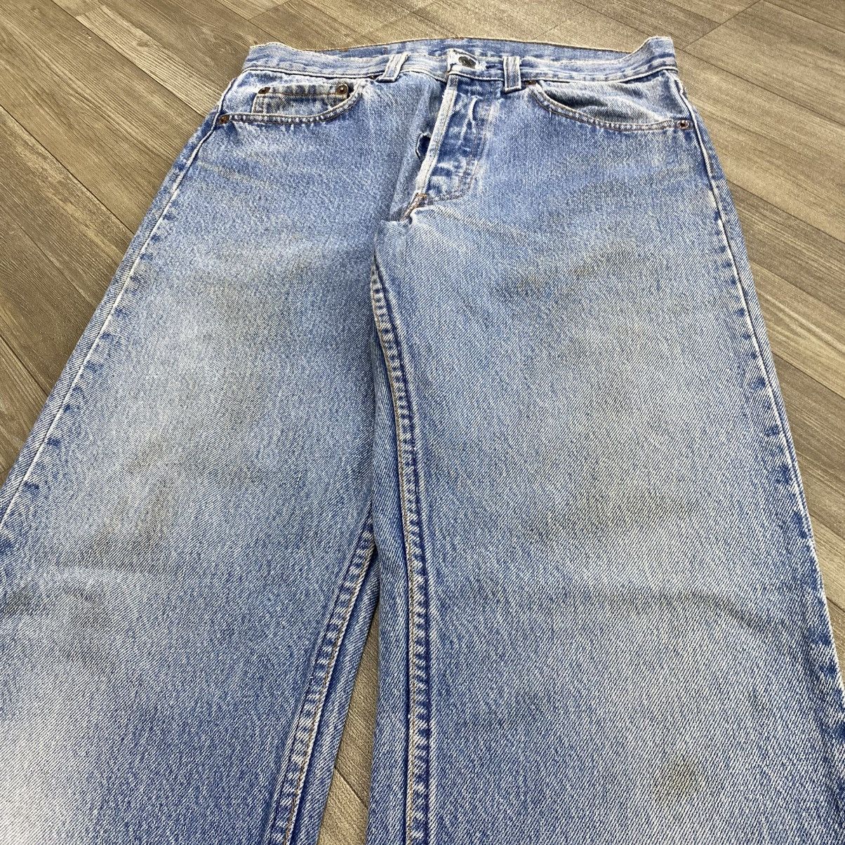 Levi's Vintage Clothing 🇺🇸1990s Vintage Levis 501 USA 30x33 #501 Blue Jeans Size US 29 - 4 Thumbnail