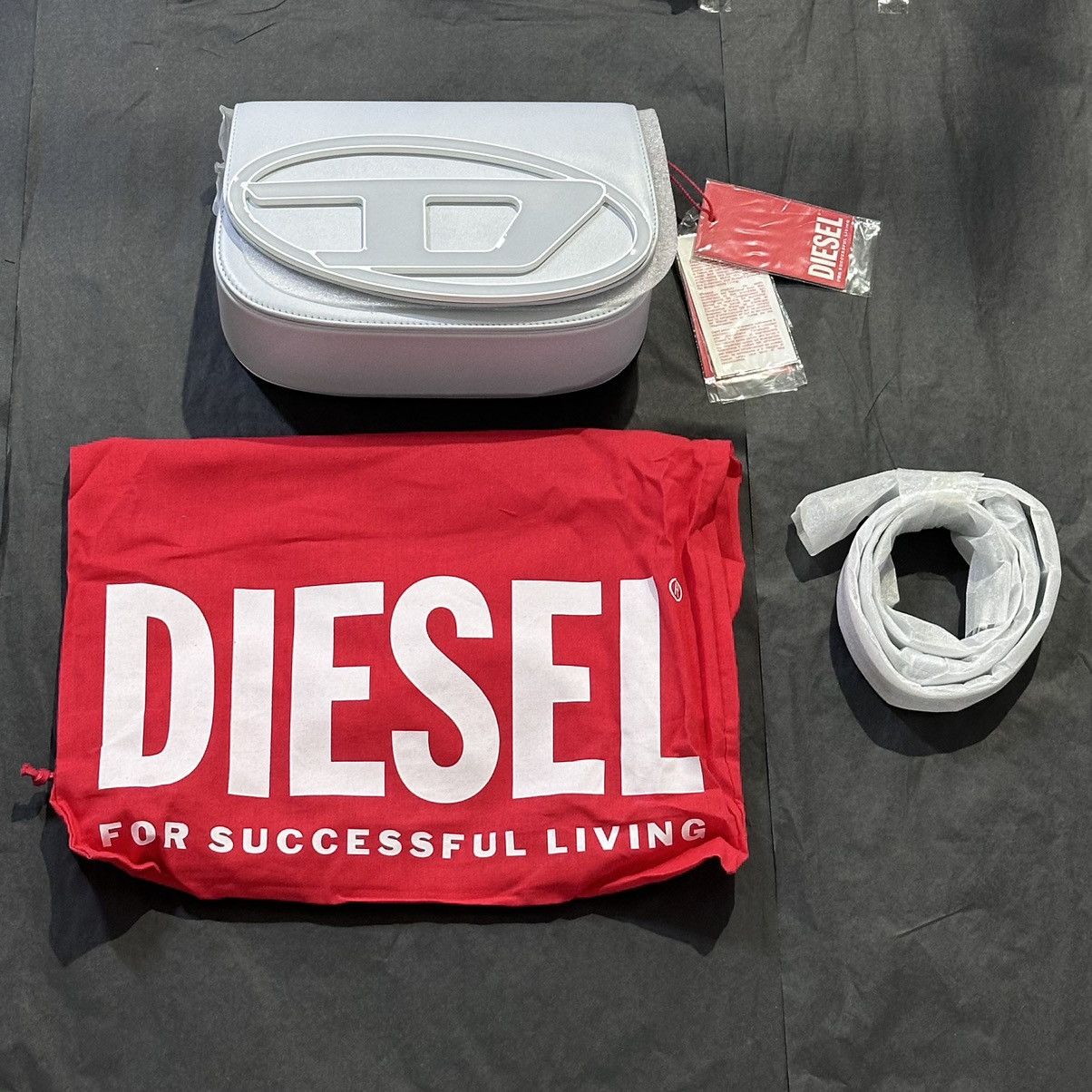 image of Diesel 1Dr M Iconic Bag in White, Women's