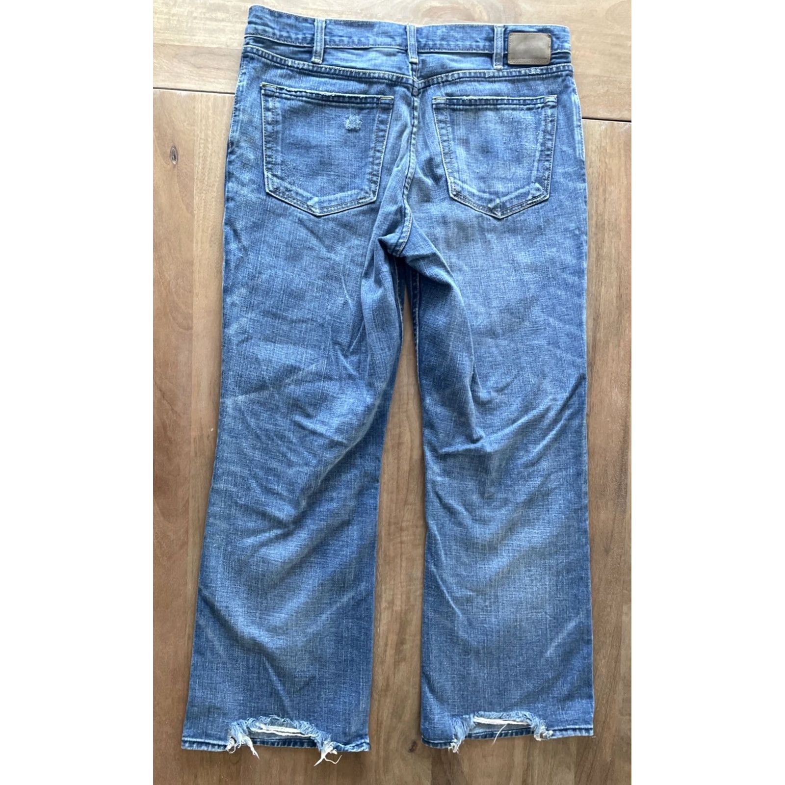 Gap VINTAGE Gap 1969 Jeans Mens 36x30 Bootcut Denim Stone Frayed Y2K Grunge 90s Punk Skater Bootstrap Size US 36 / EU 52 - 2 Thumbnail