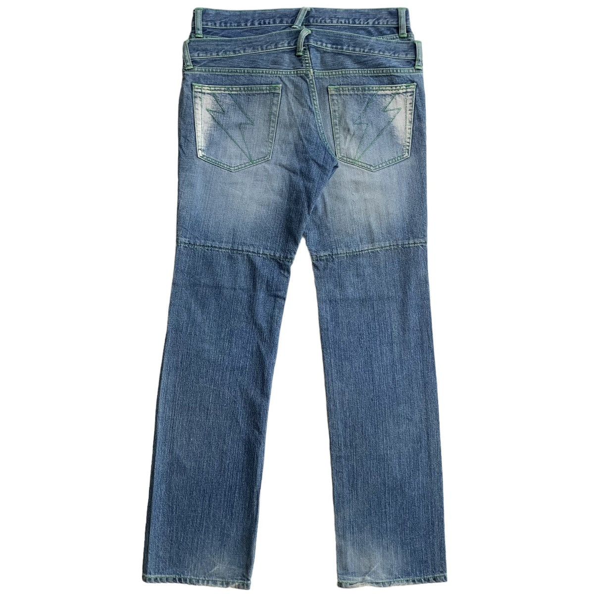 Japanese Brand 2000s Rare Japanese Brand PPFM Double Waist Denim Size US 33 - 5 Thumbnail